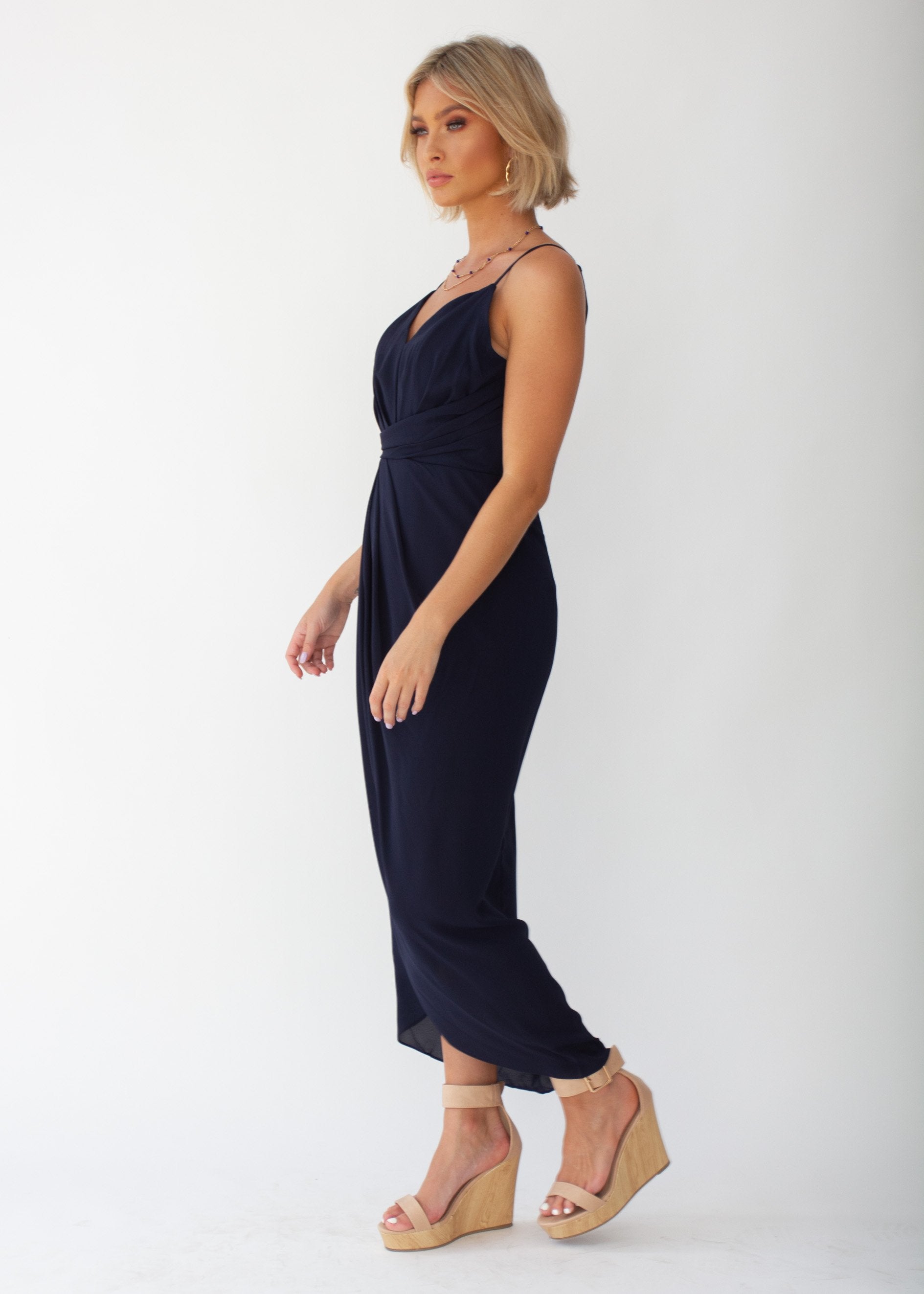 Serena Maxi Dress - Navy