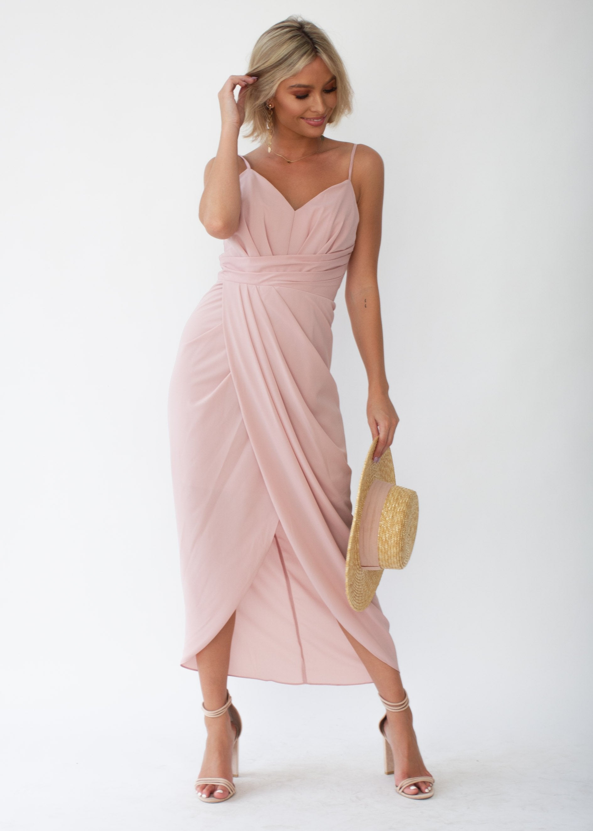 Serena Maxi Dress - Blush