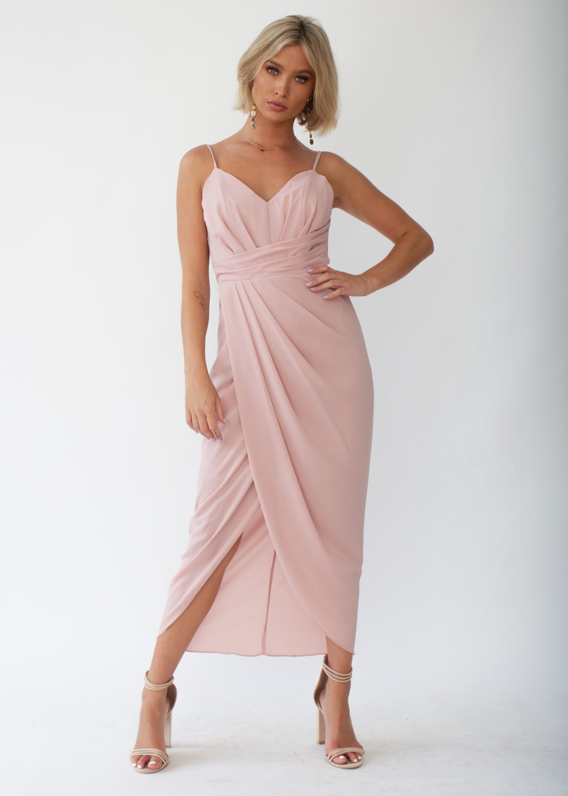 Serena Maxi Dress - Blush