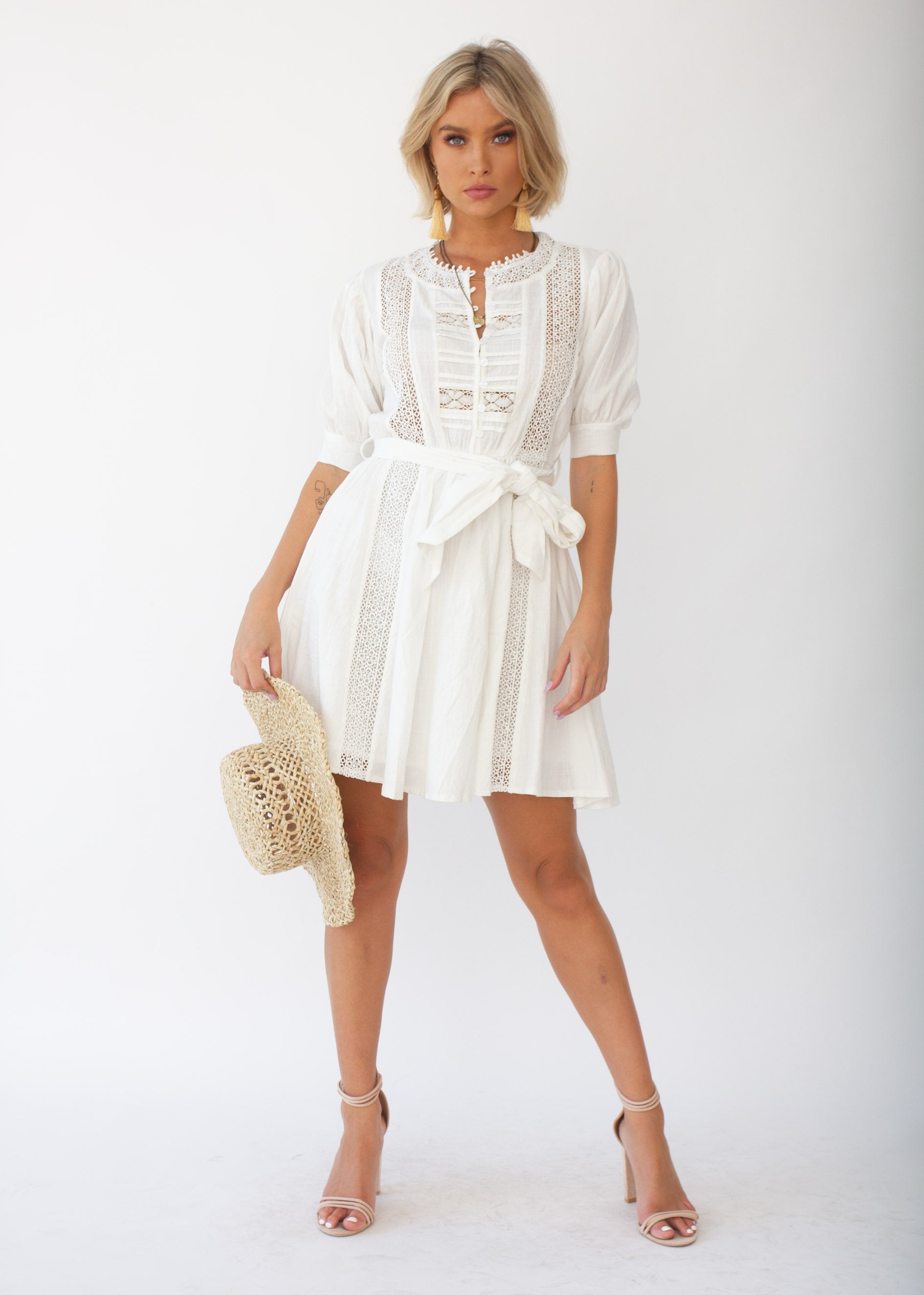 Verona Mini Dress - White