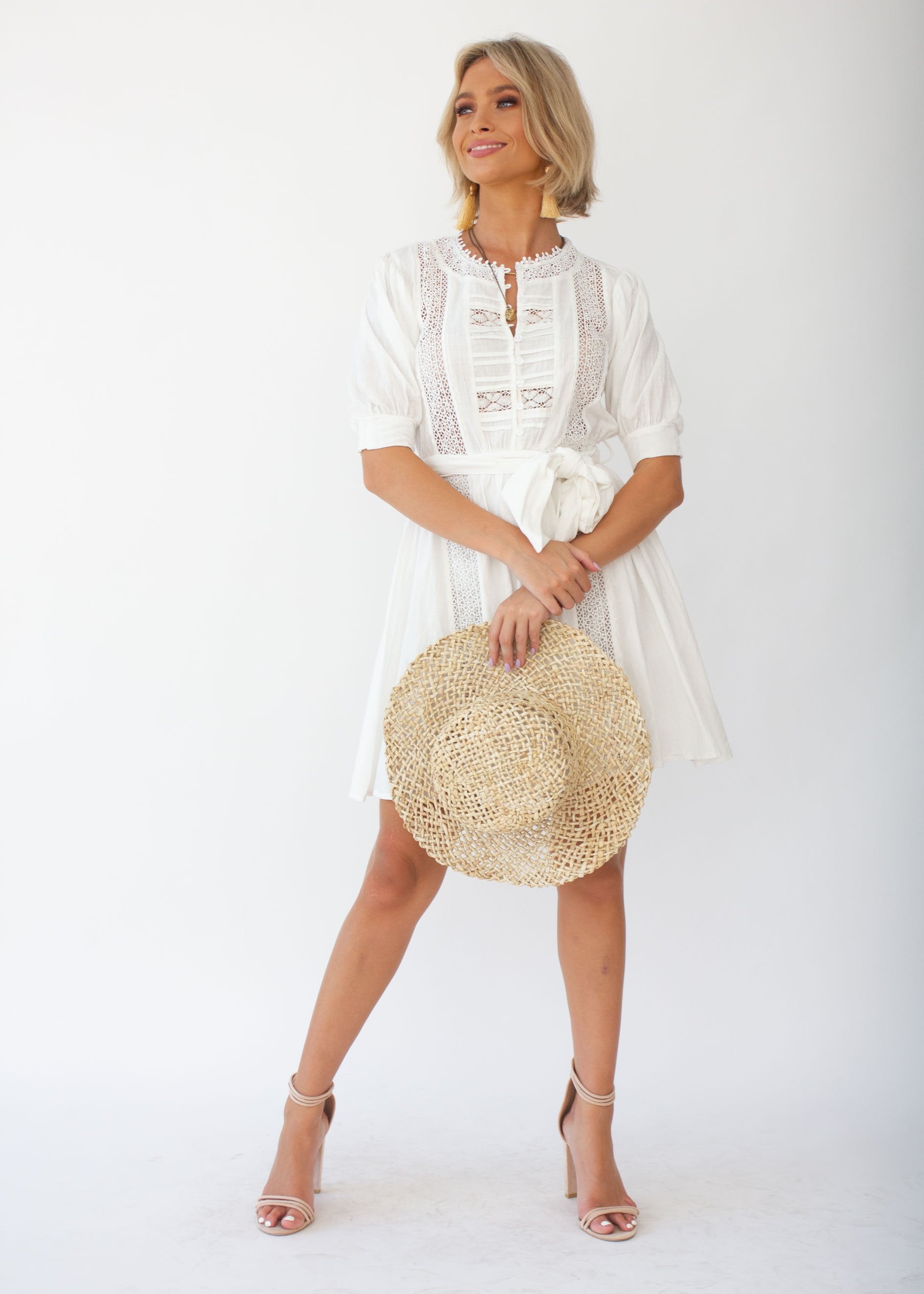 Verona Mini Dress - White