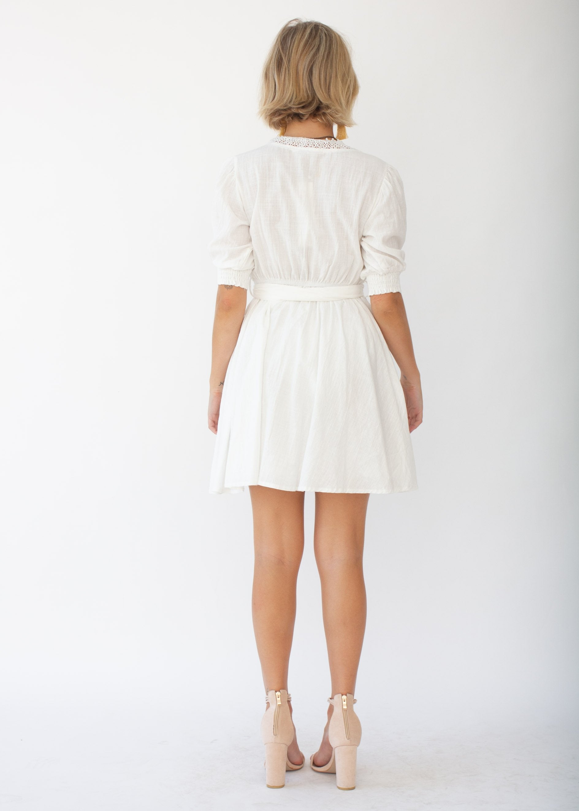 Verona Mini Dress - White