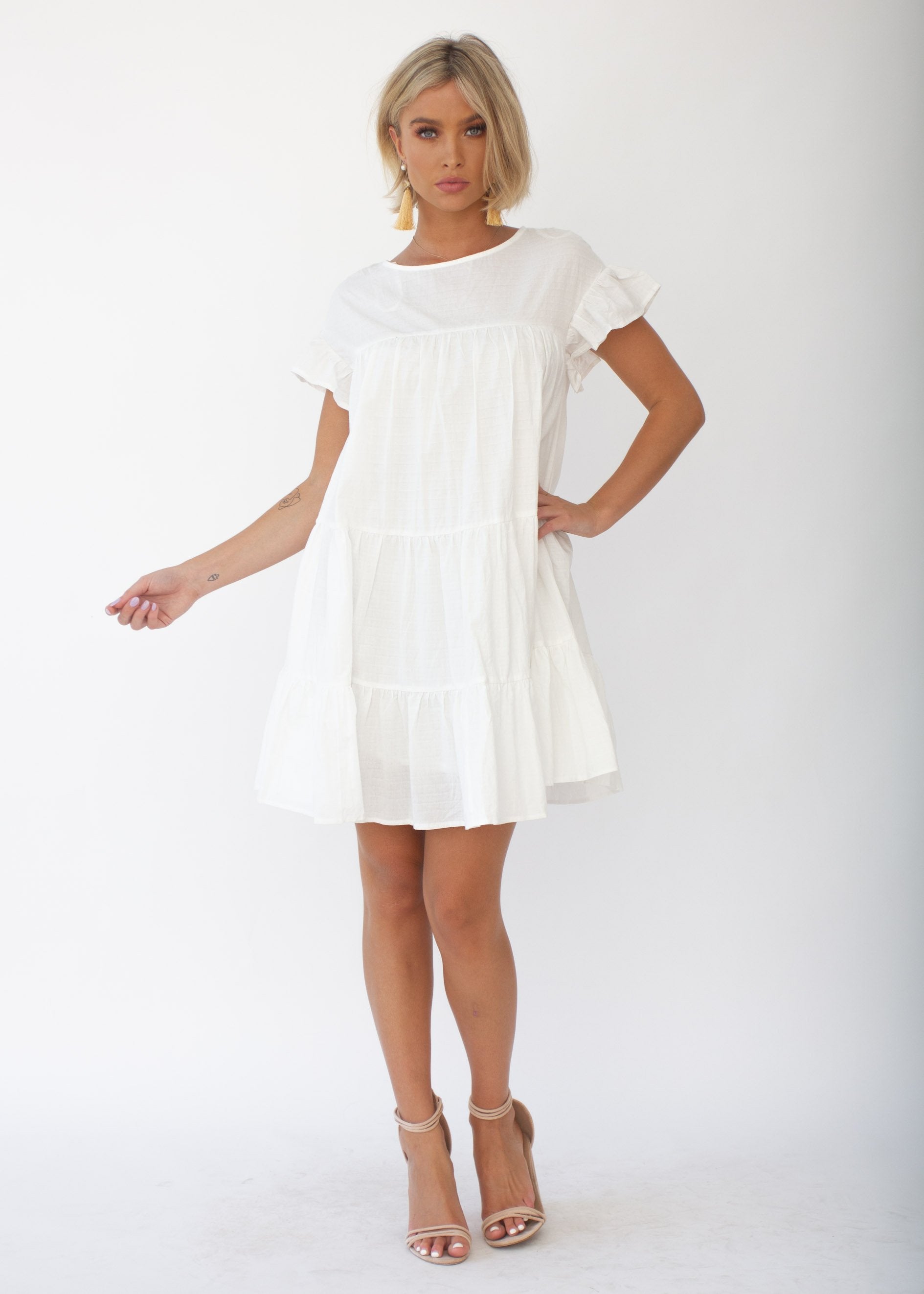 Onyx Dress - White