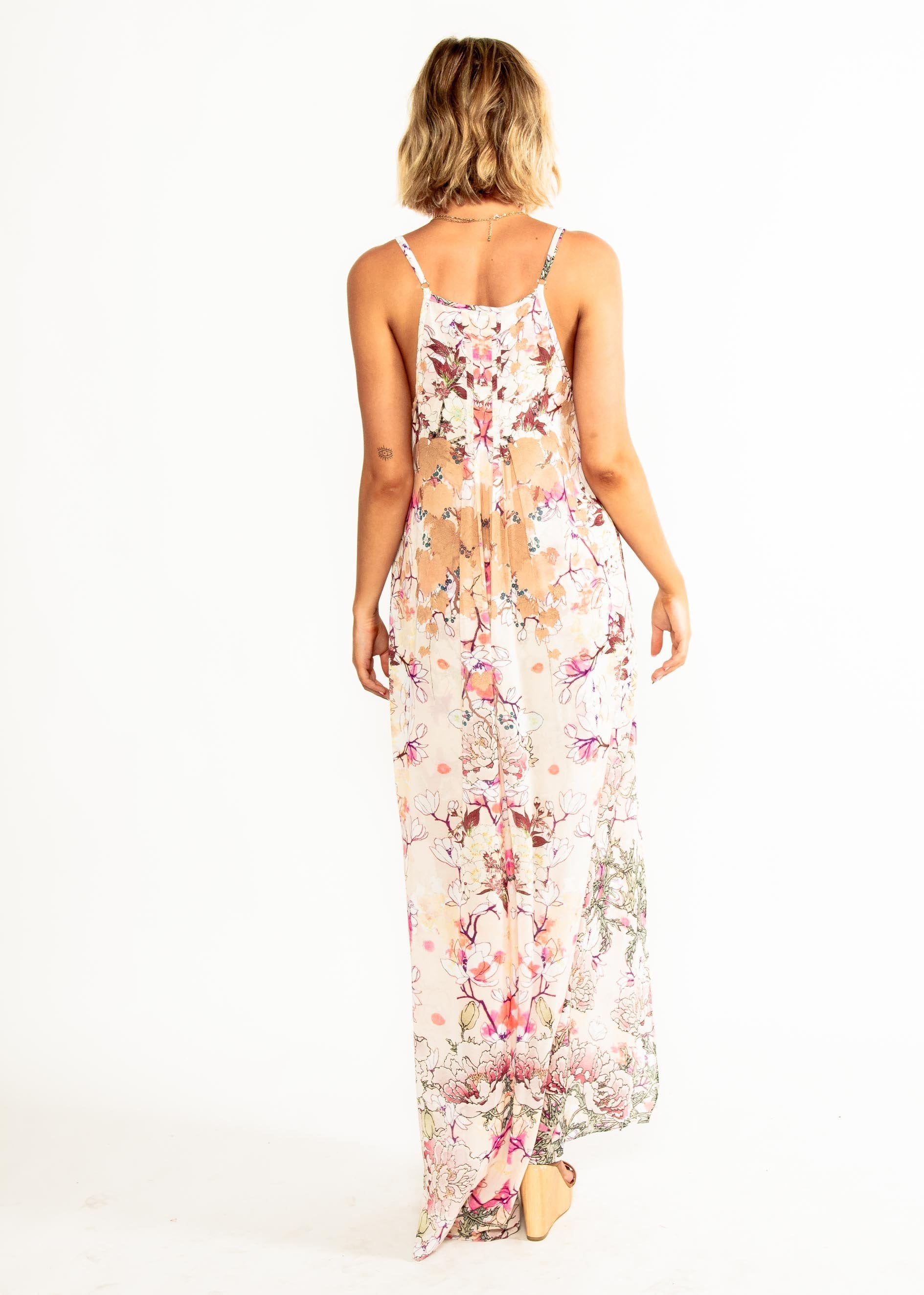 Lost Lotus Chiffon Maxi - Enchanted Dreams
