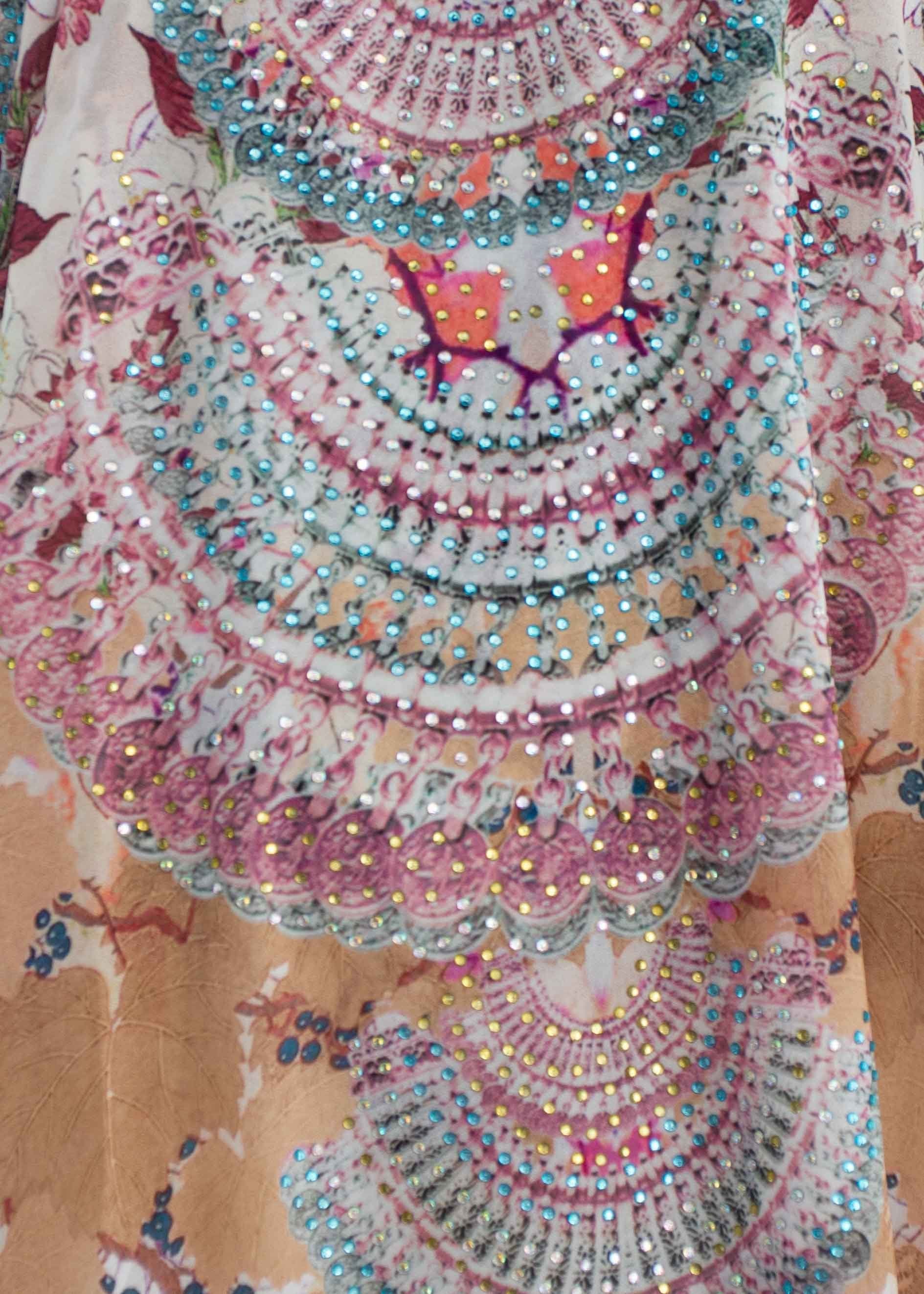 Lost Lotus Chiffon Maxi - Enchanted Dreams