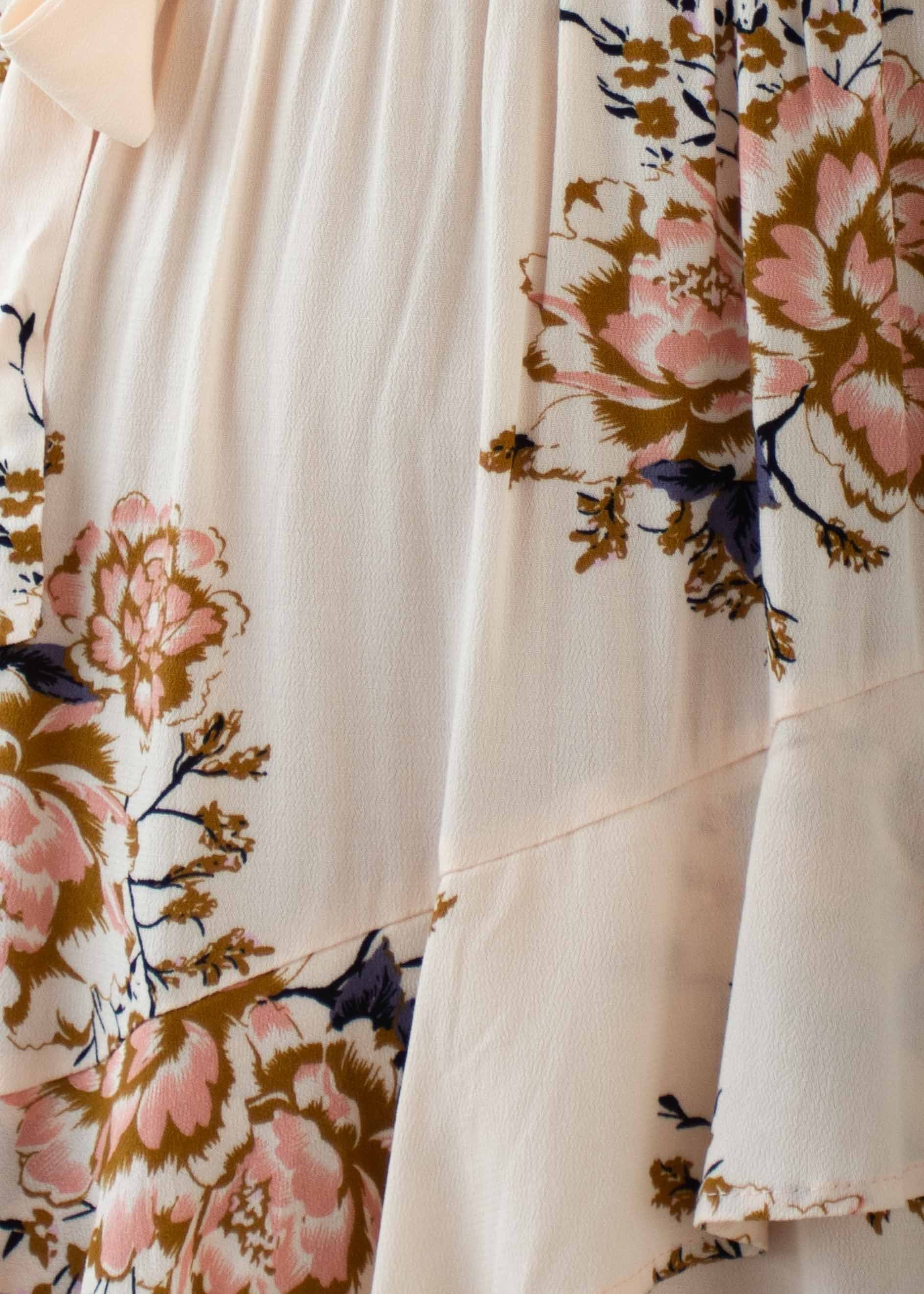 Sweet Lady Midi Dress w/ Tie - Posie