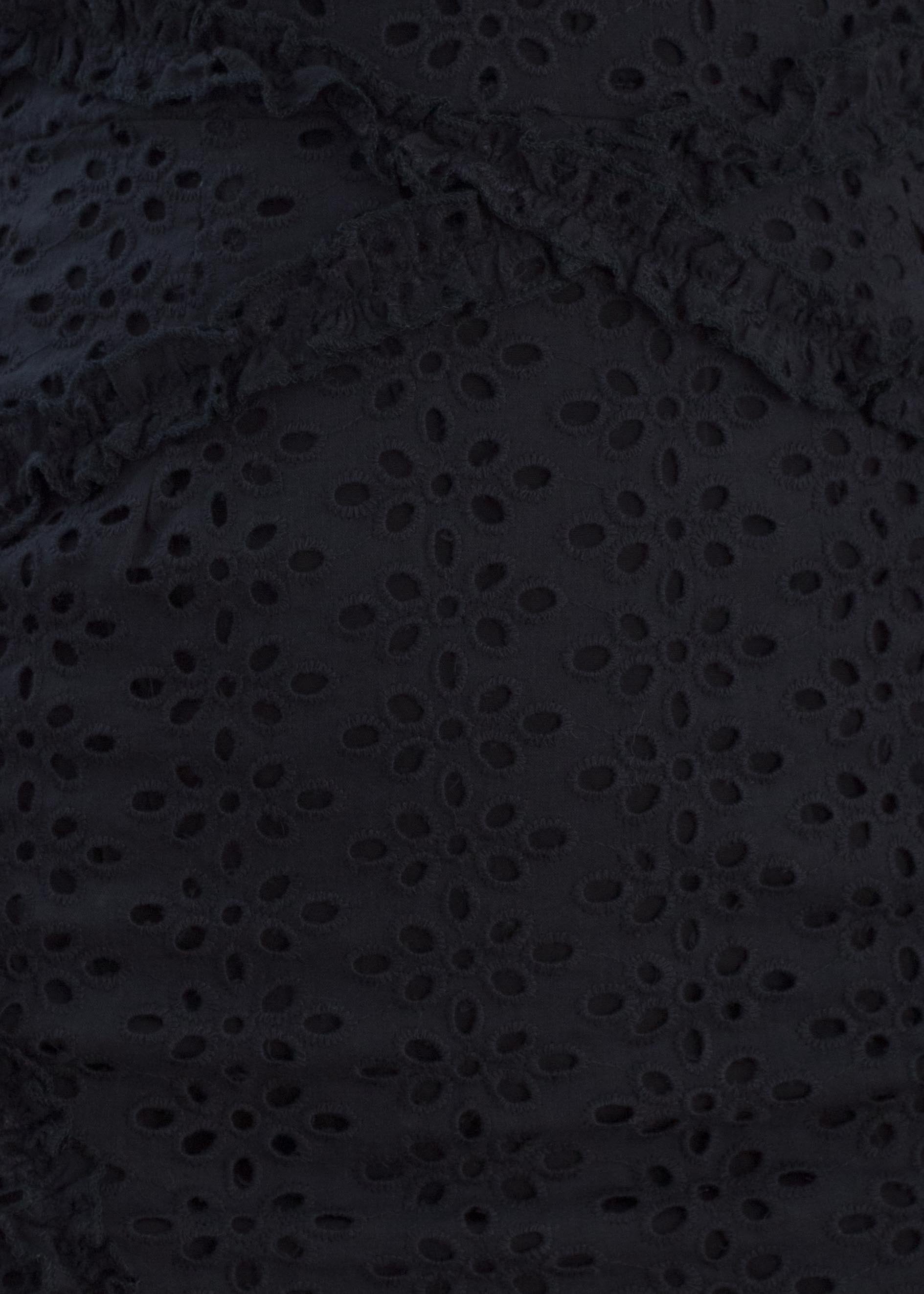 Ocean Anglaise Dress - Black