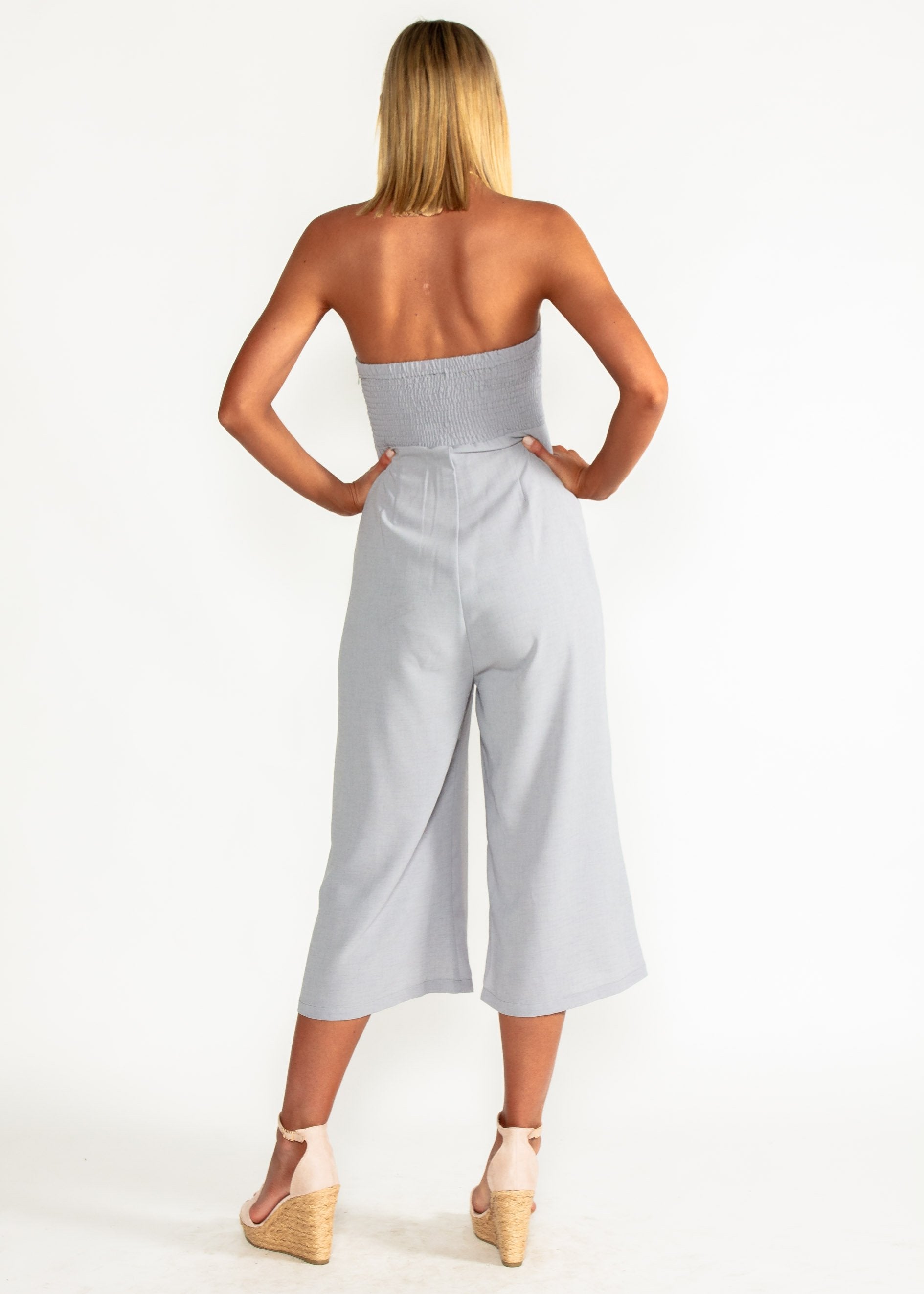 Santa Maria Pantsuit - Silver Haze