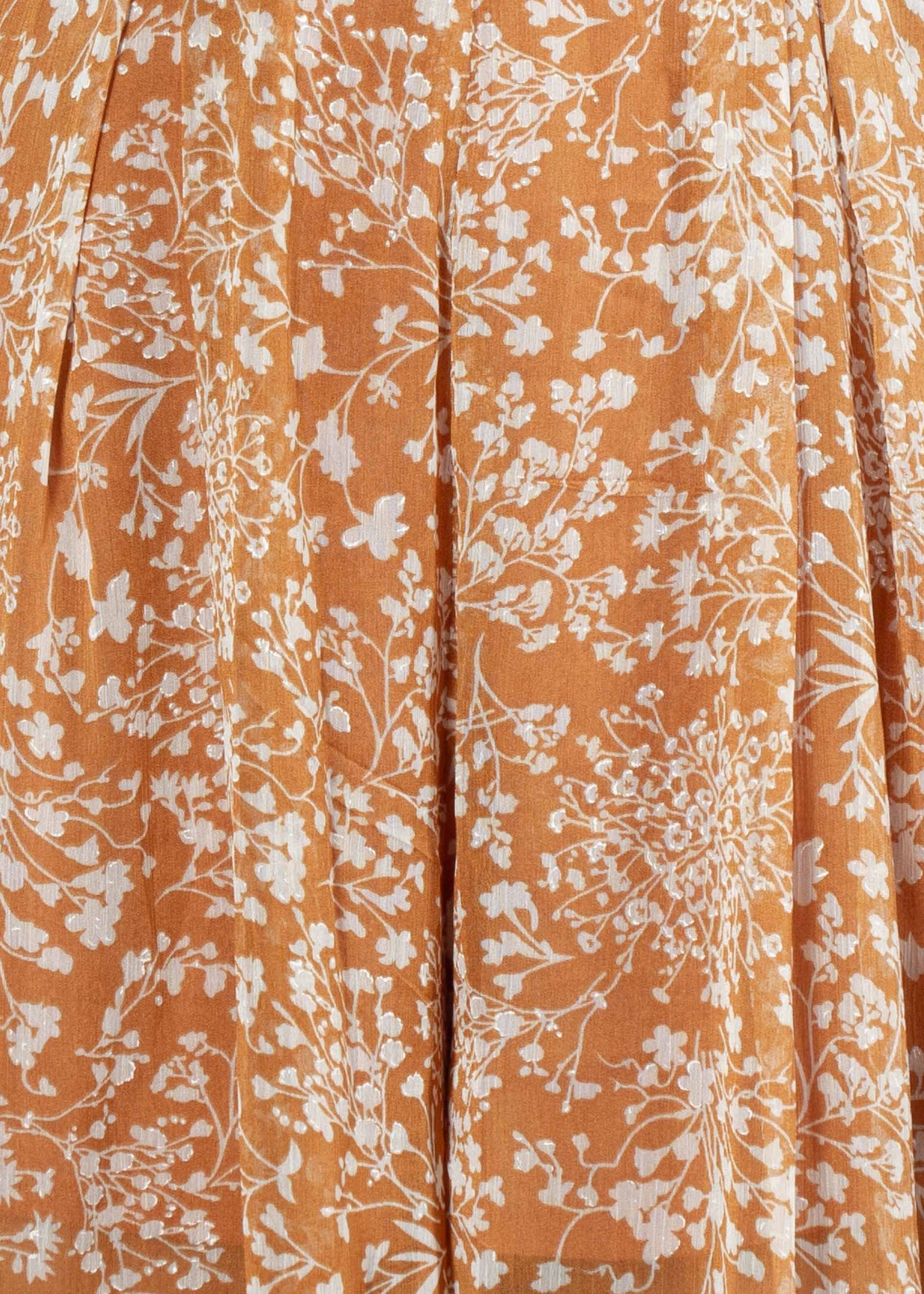 Once Before Pantsuit - Rust Floral