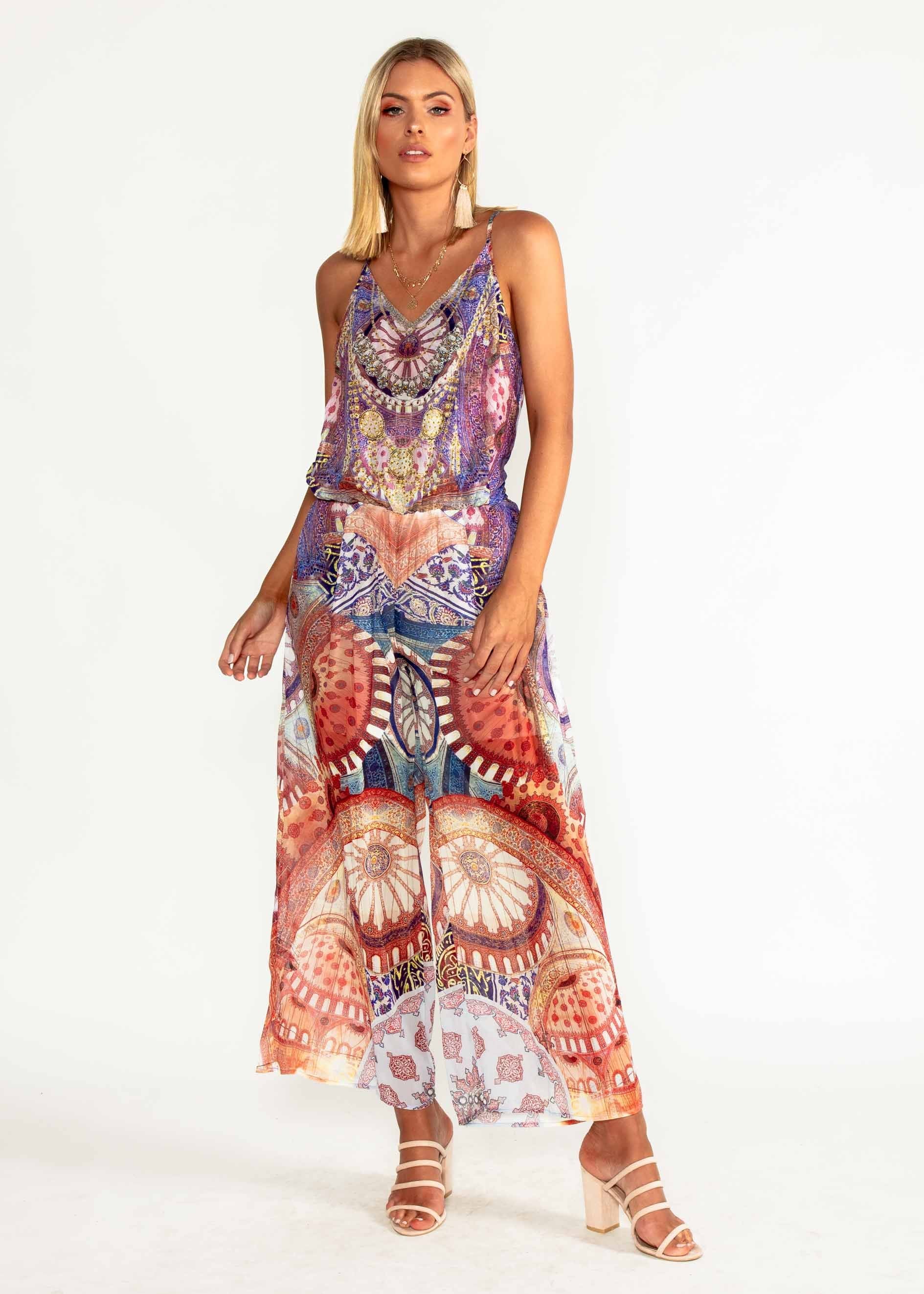 Double Up Pantsuit - Royal Amethyst