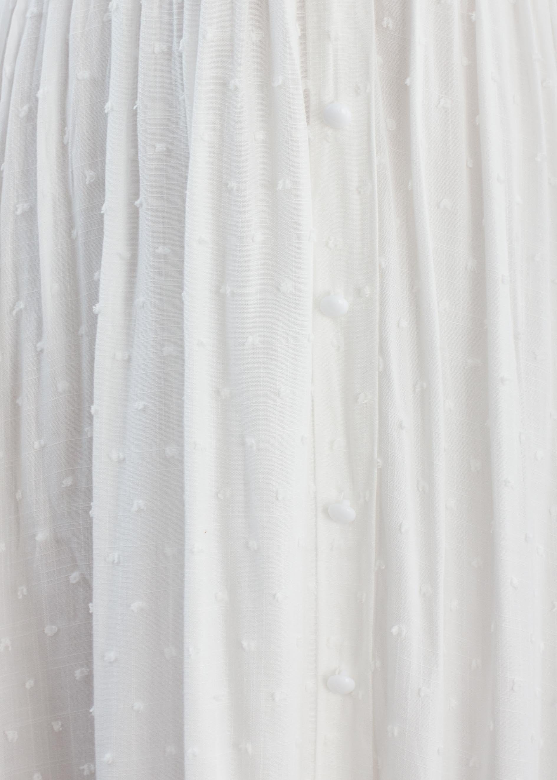 Lovers Kiss Tie Midi Dress - White