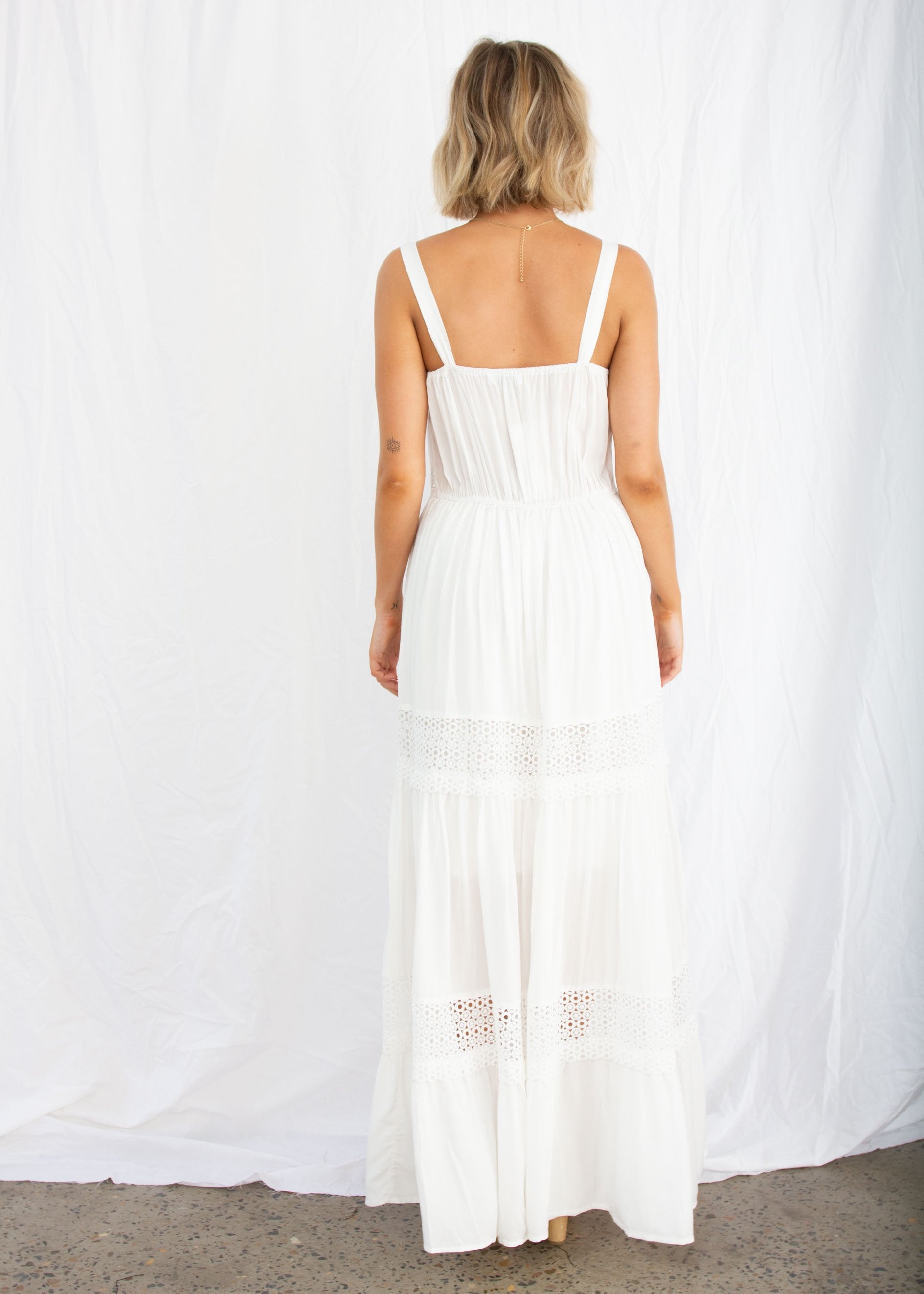 Versailles Maxi Dress - White