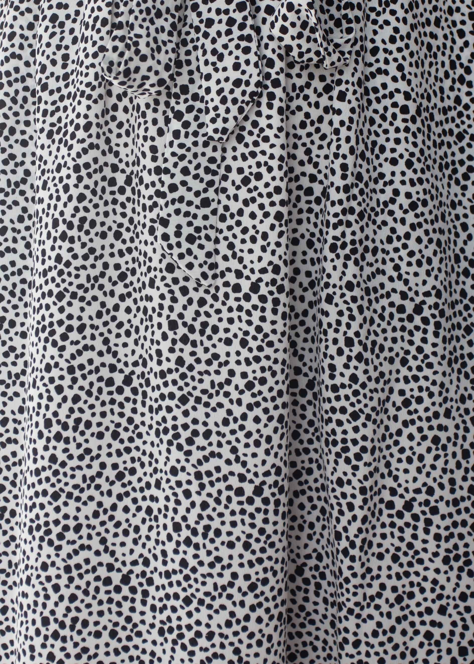 Love No More Midi Dress - White Dot
