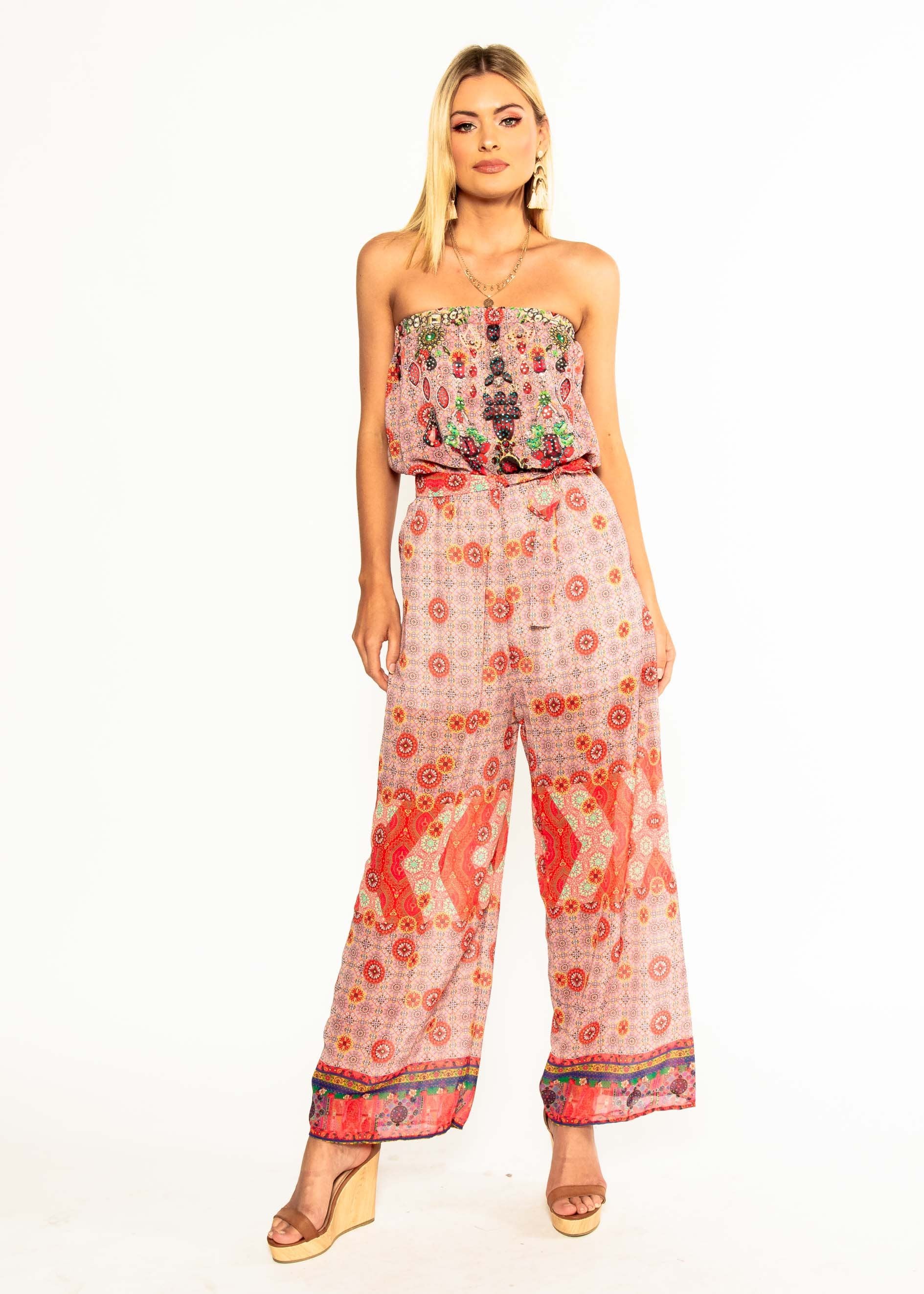 Small Talk Pantsuit - Summer Spritz