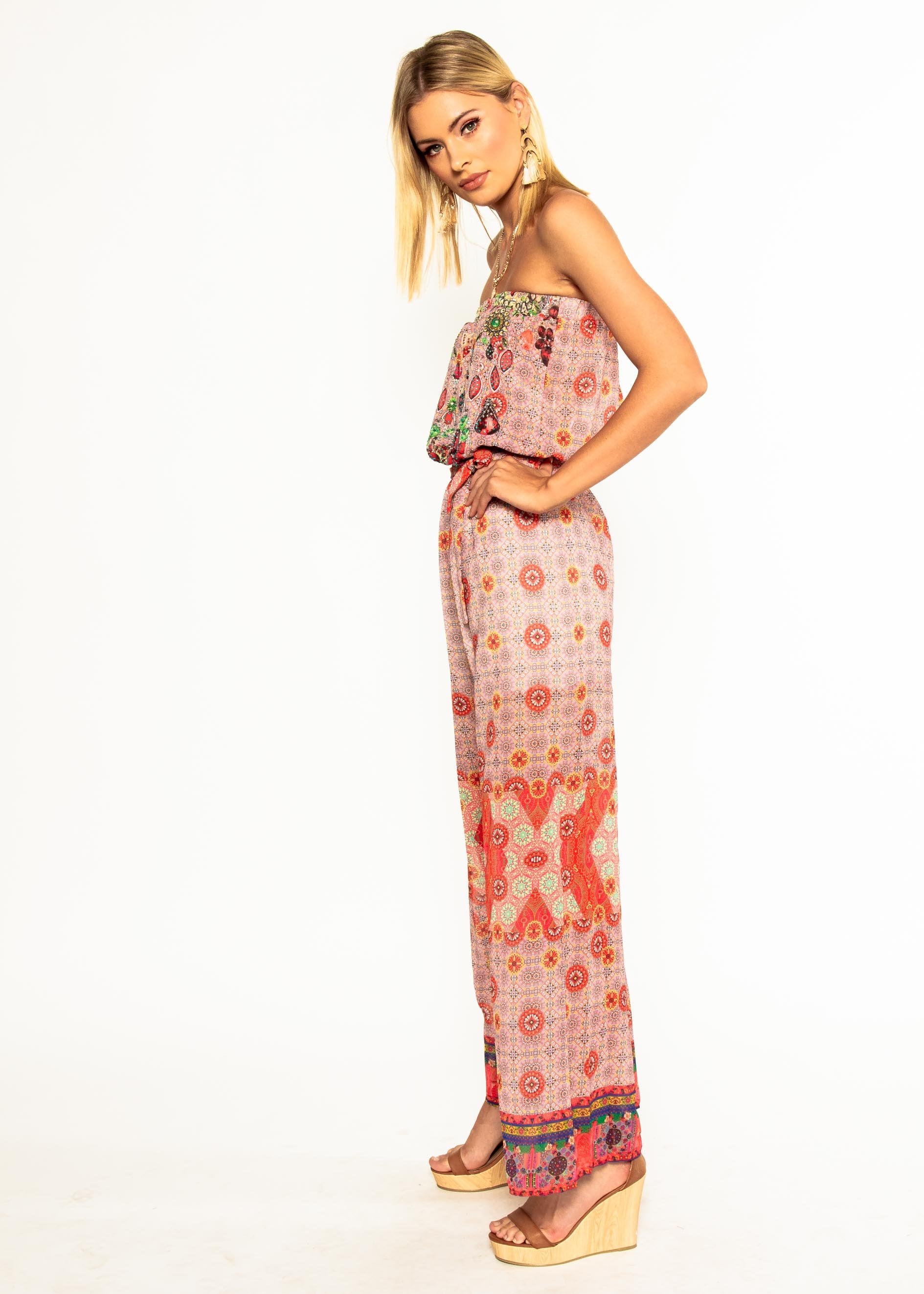 Small Talk Pantsuit - Summer Spritz