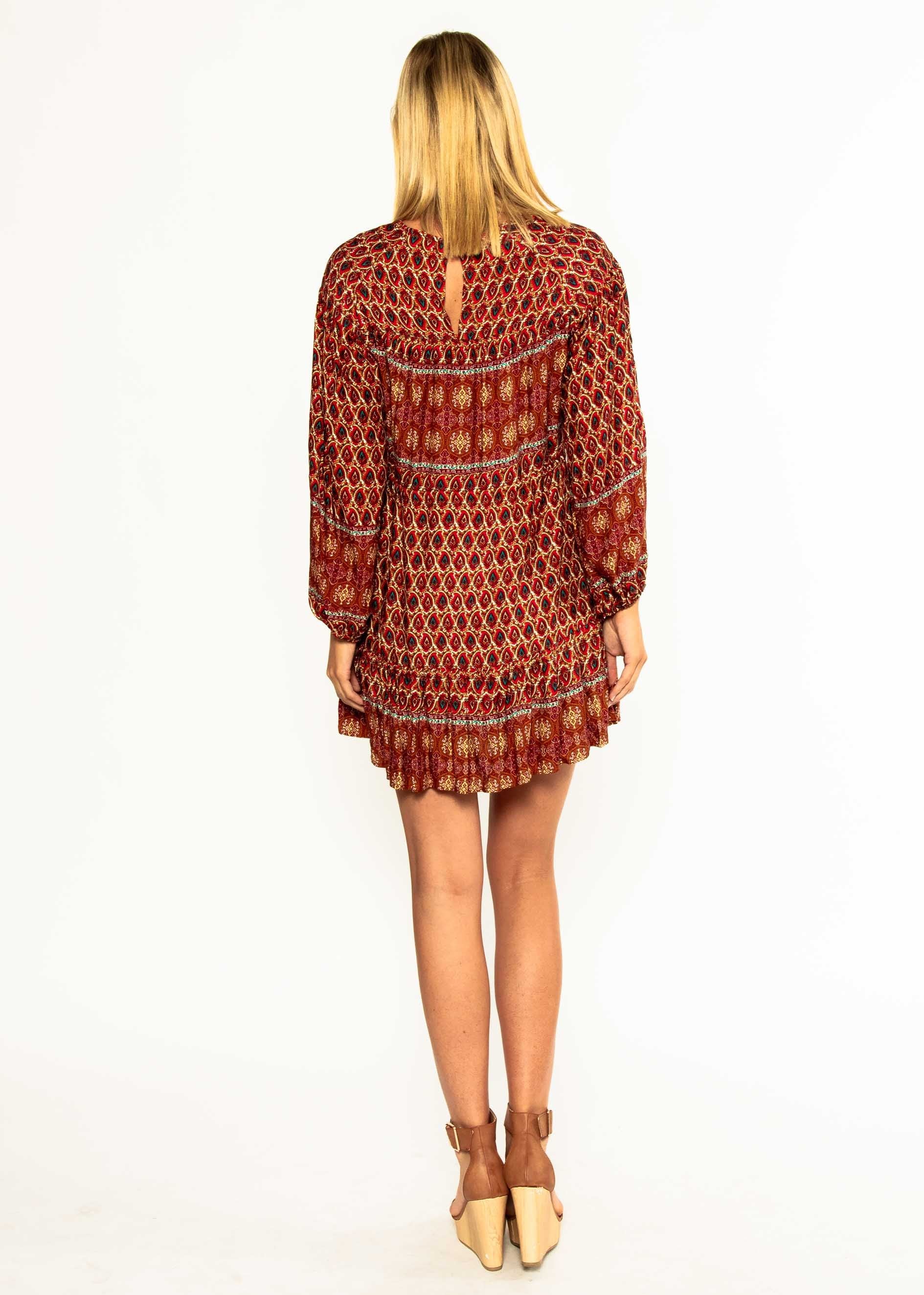 High Risk Swing Dress - Red Multi