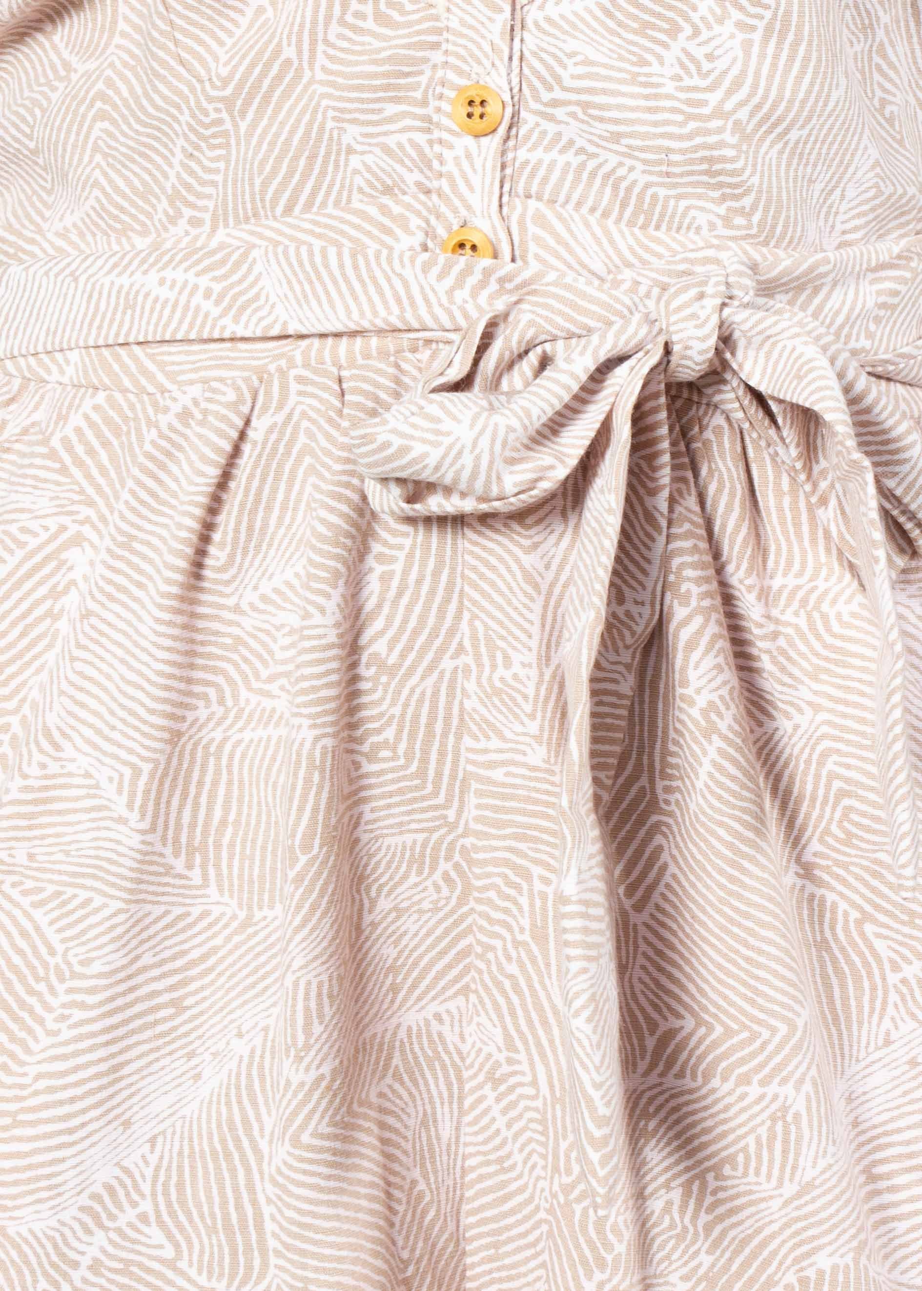 Slow Burn Pantsuit w/ Tie - Blush Haze