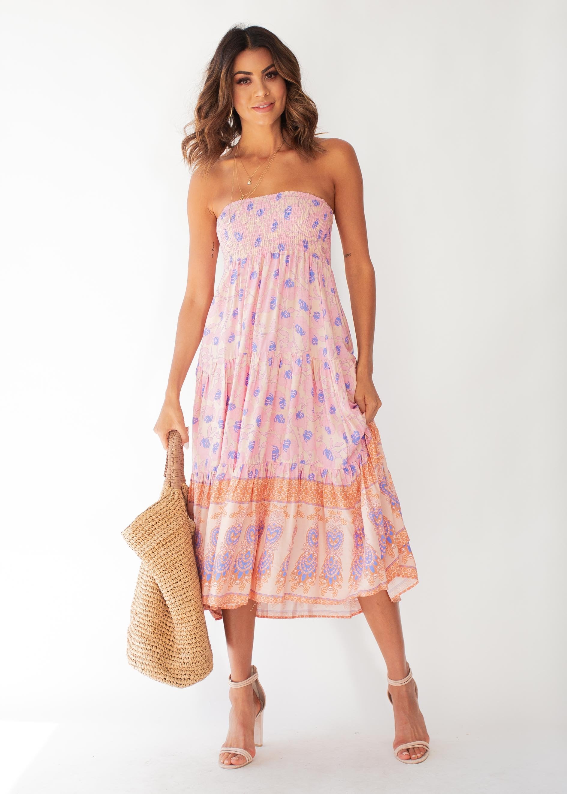 Xandra Midi Dress - Malibu