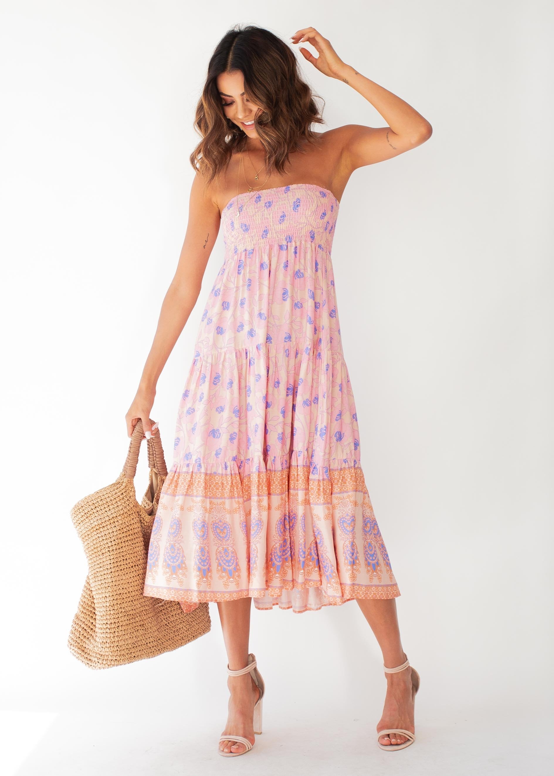 Xandra Midi Dress - Malibu