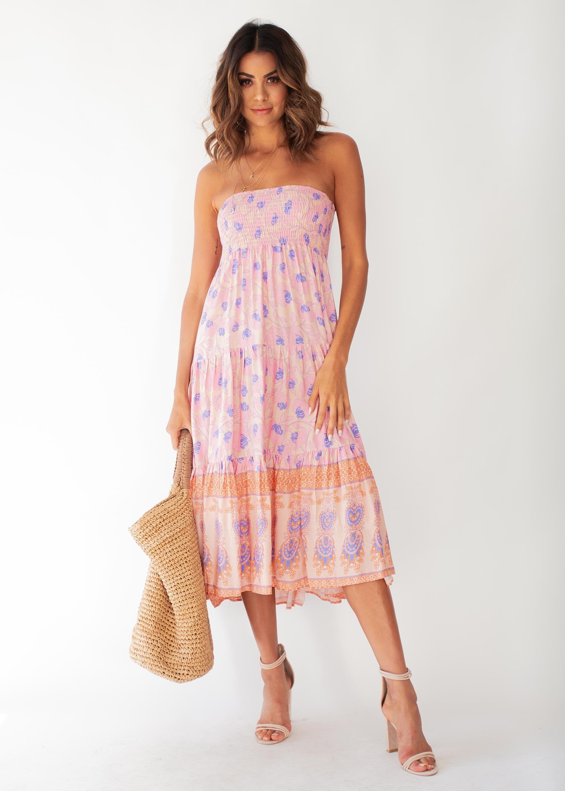 Xandra Midi Dress - Malibu
