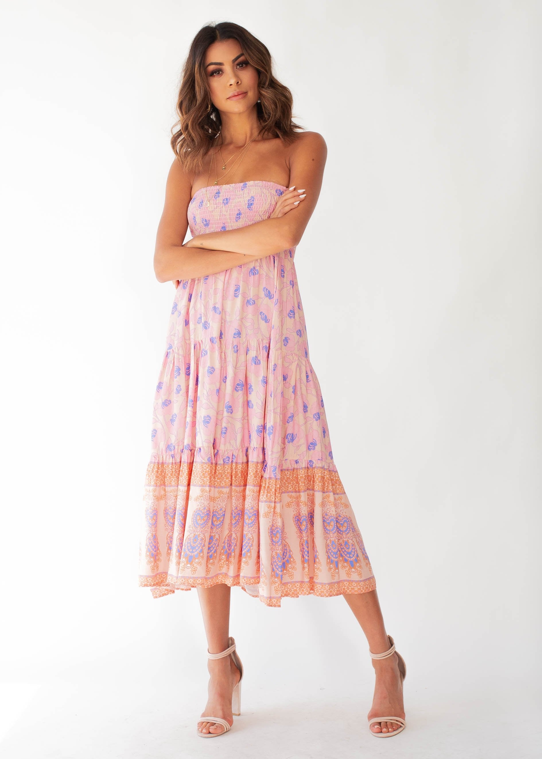 Xandra Midi Dress - Malibu