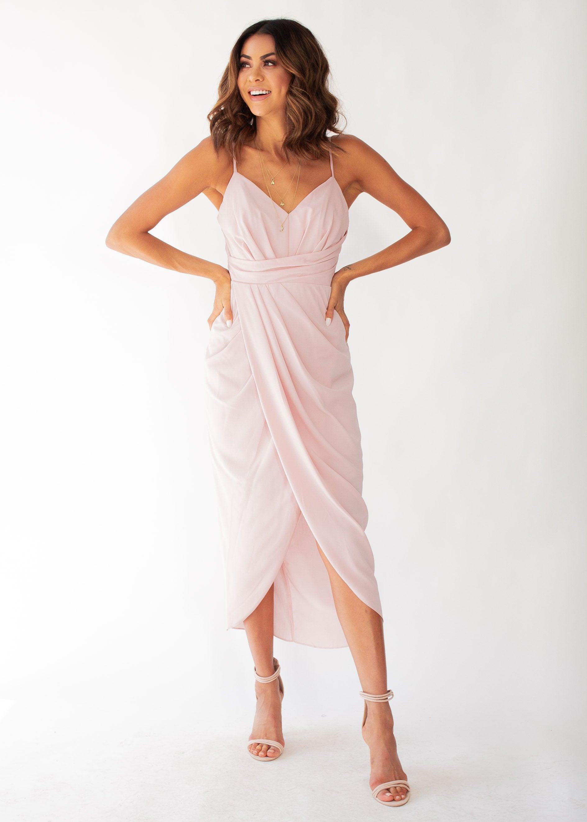 Serena Maxi Dress - Blush