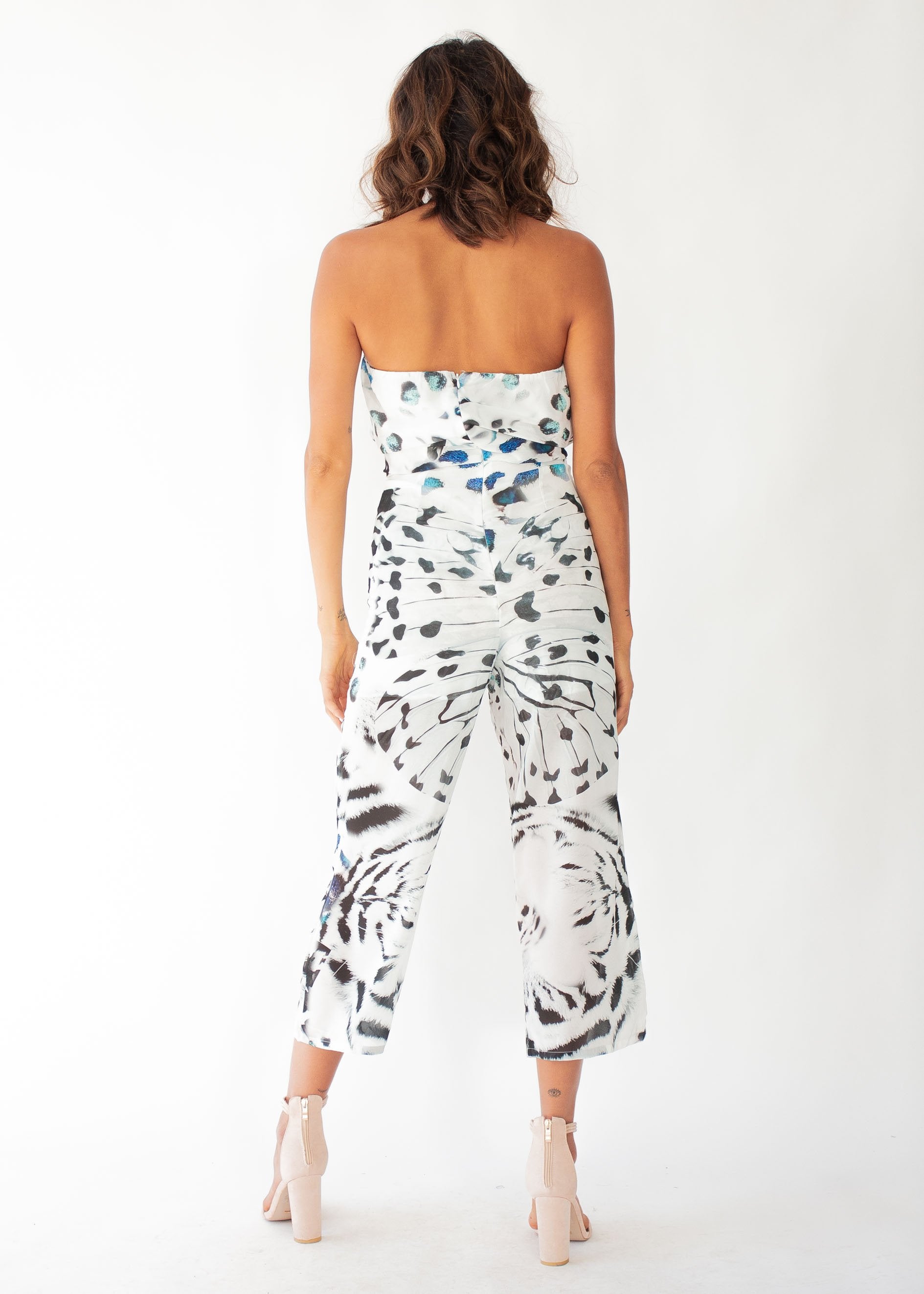 Novella Strapless Pantsuit - Crystalize