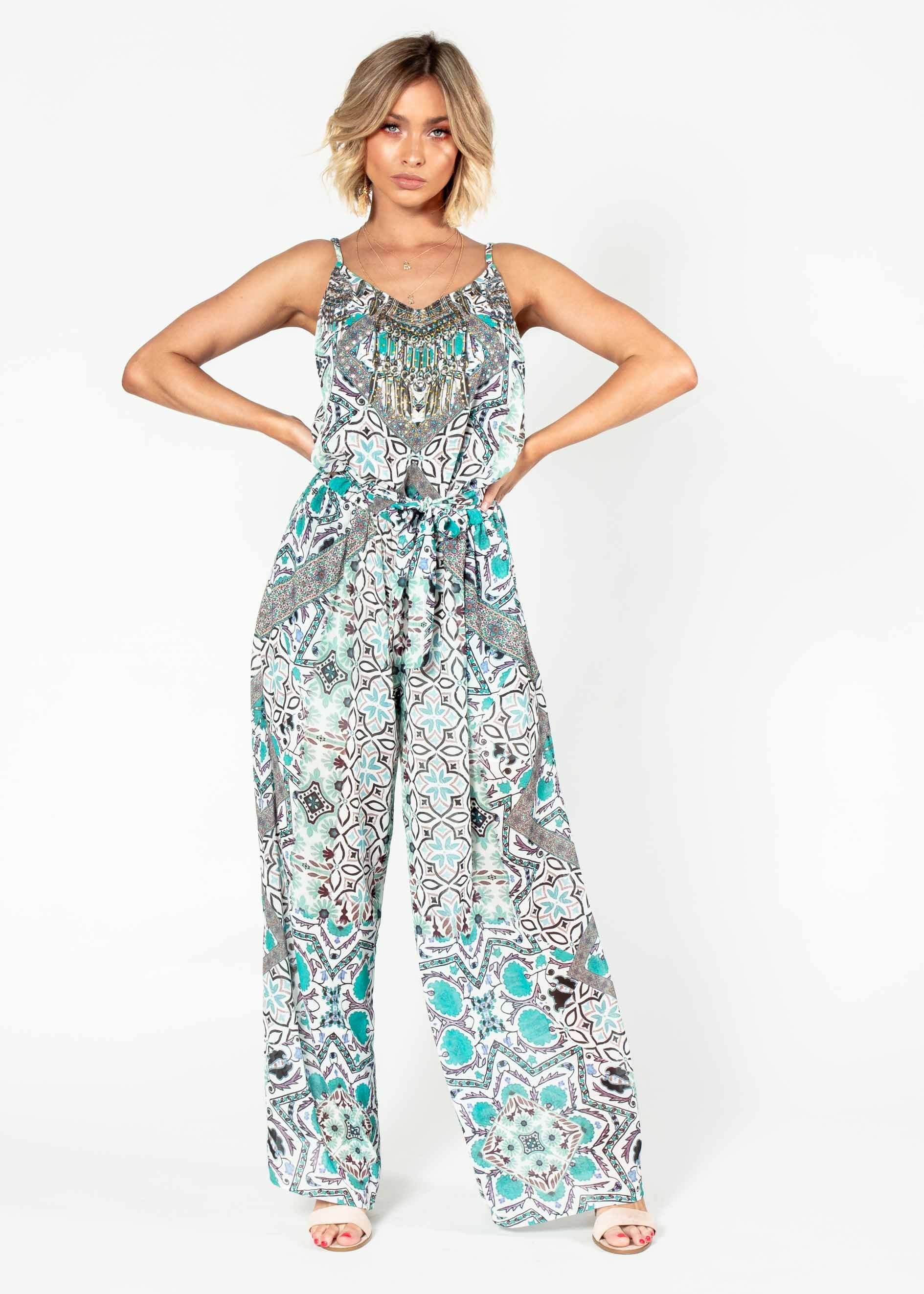 Double Up Pantsuit - Havana