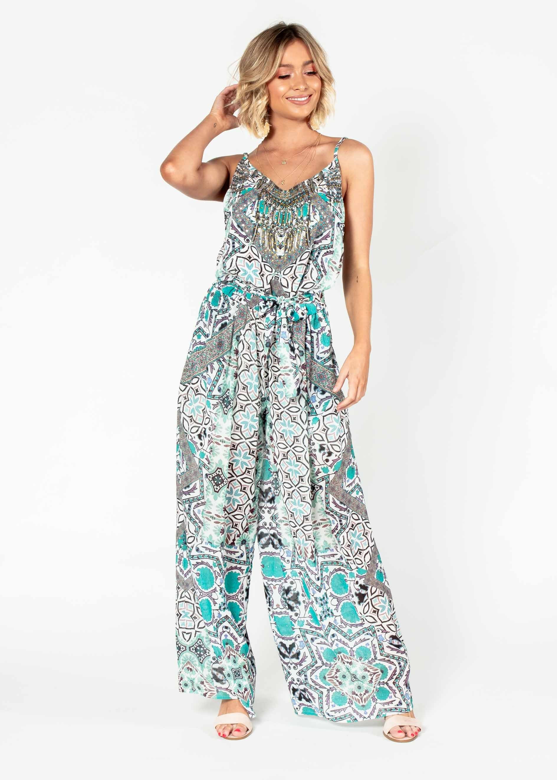 Double Up Pantsuit - Havana