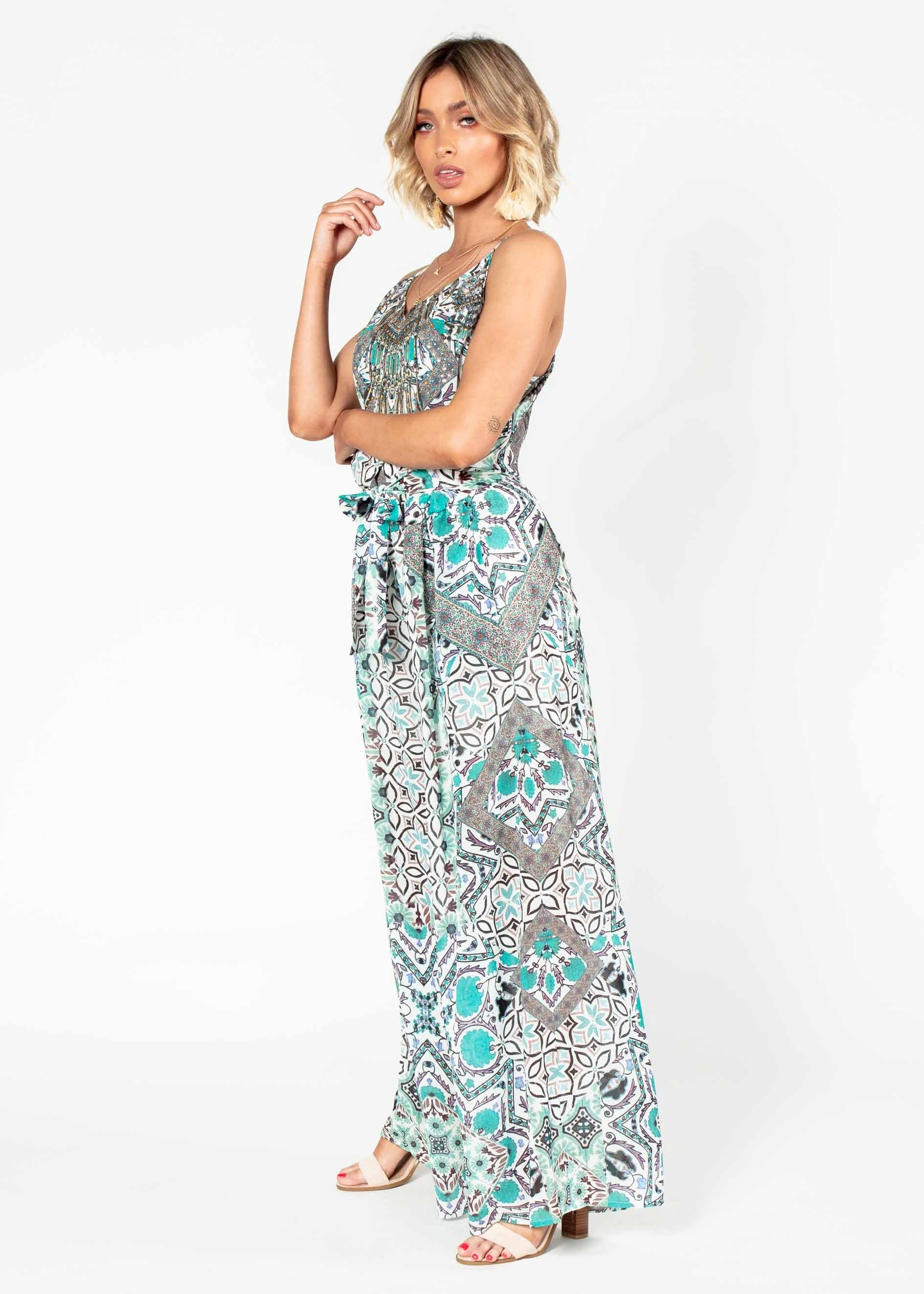 Double Up Pantsuit - Havana