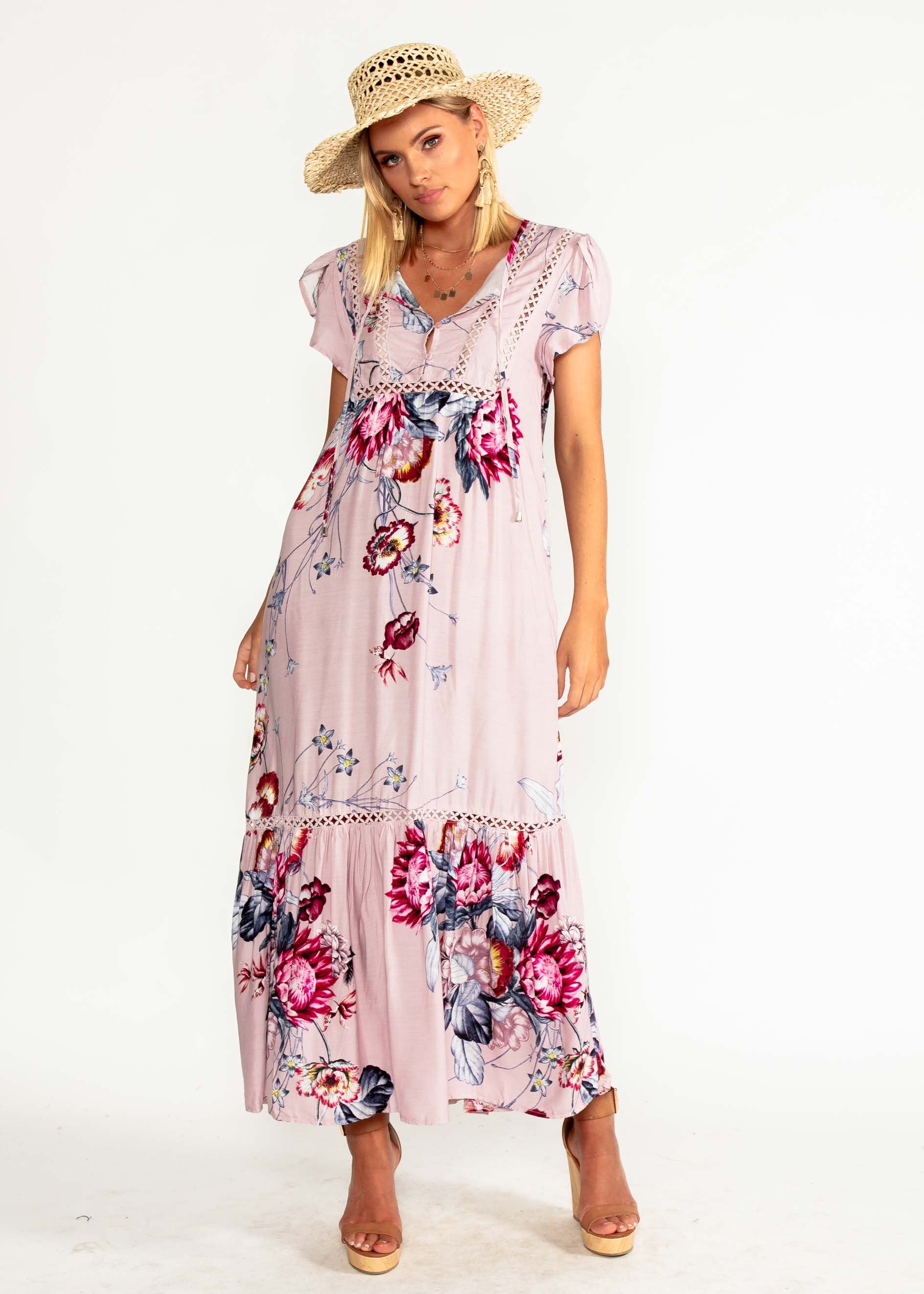 Valerie Maxi Dress - Dahlia