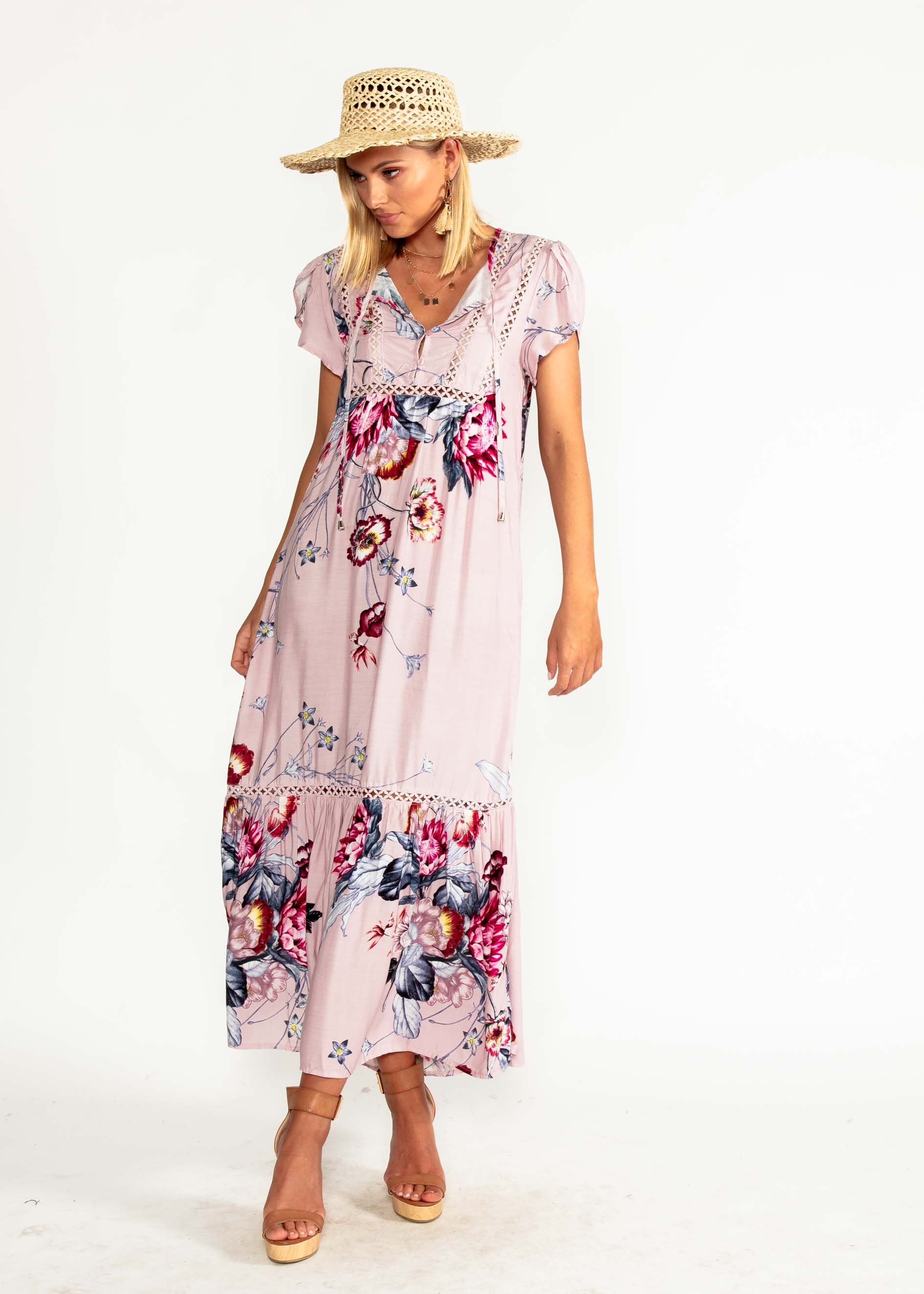 Valerie Maxi Dress - Dahlia
