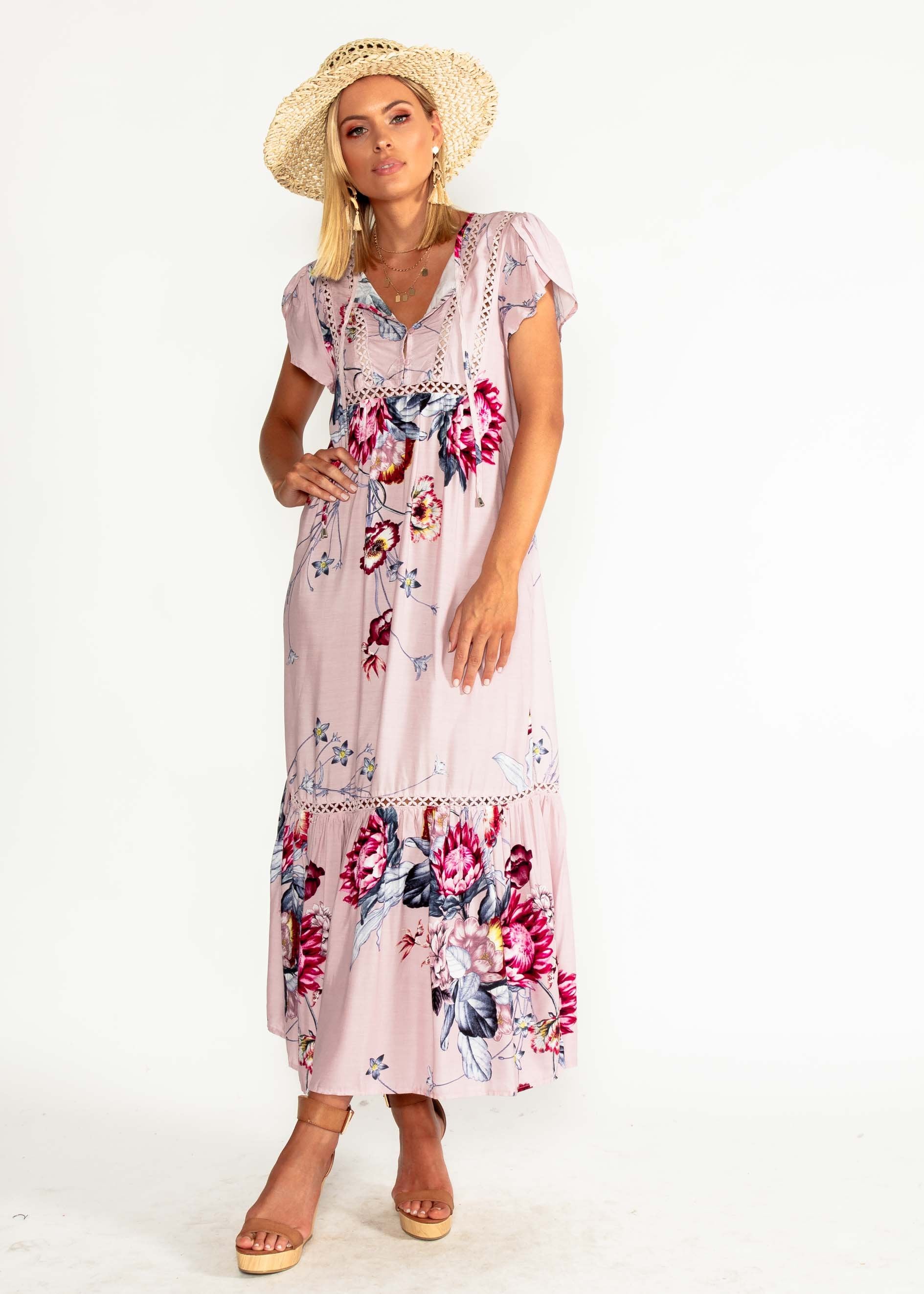 Valerie Maxi Dress - Dahlia