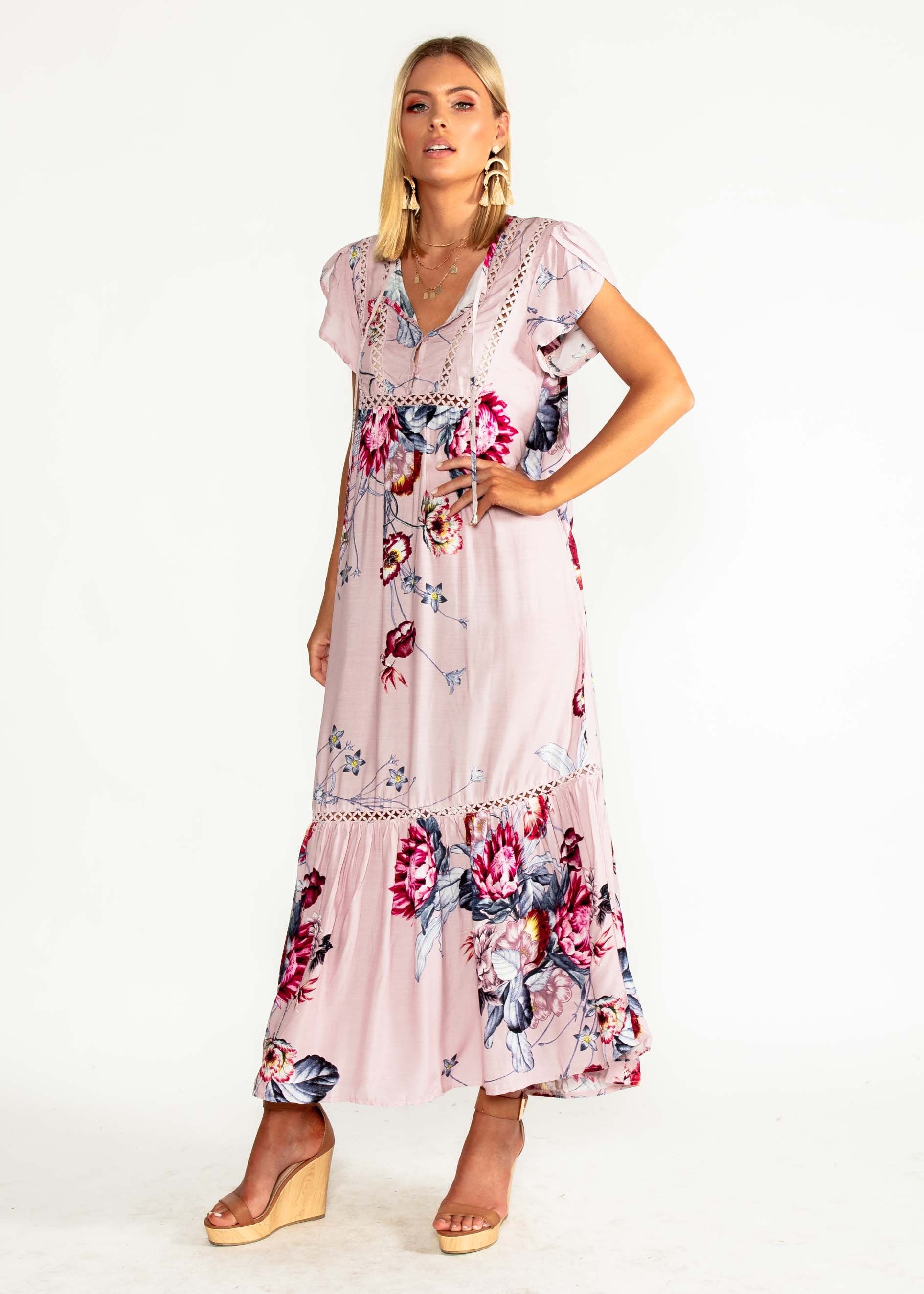 Valerie Maxi Dress - Dahlia