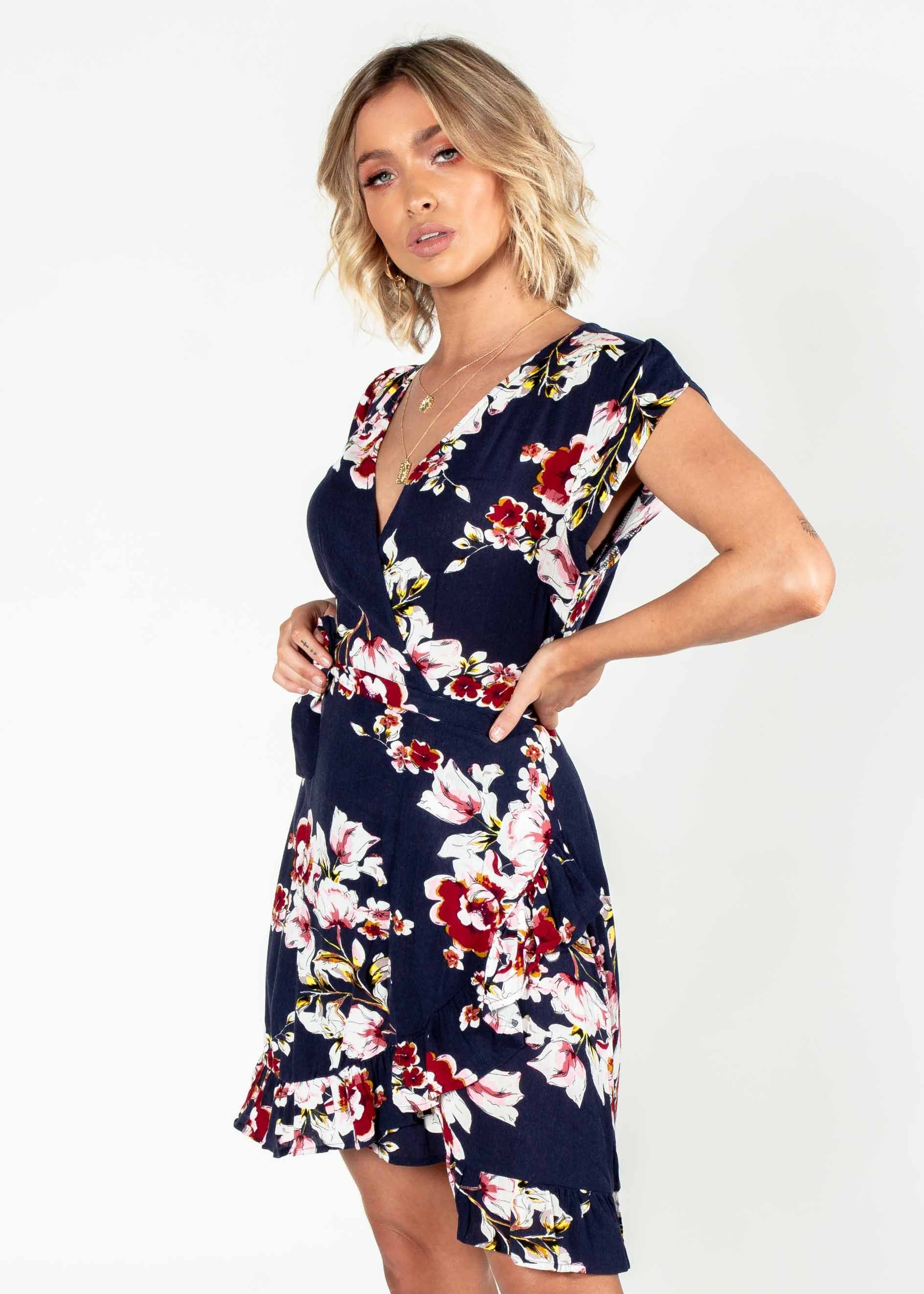 Arana Swing Dress - Roses