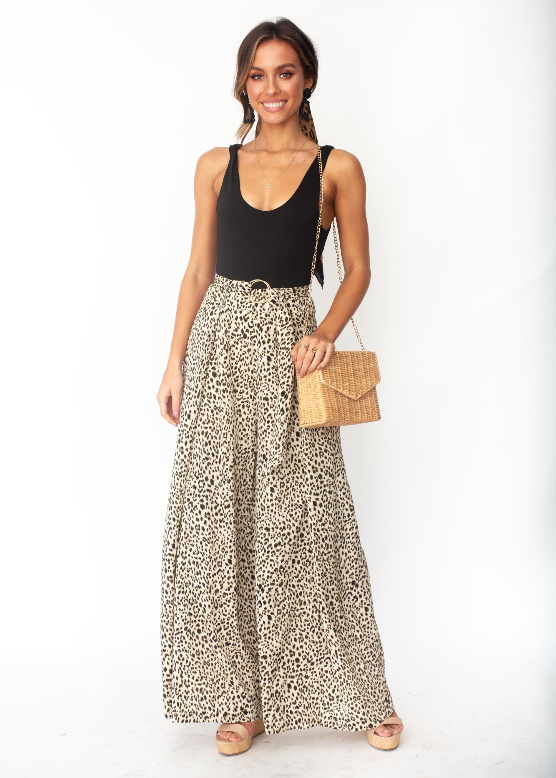 Women's Too Many Times Pants - Cheetah Print