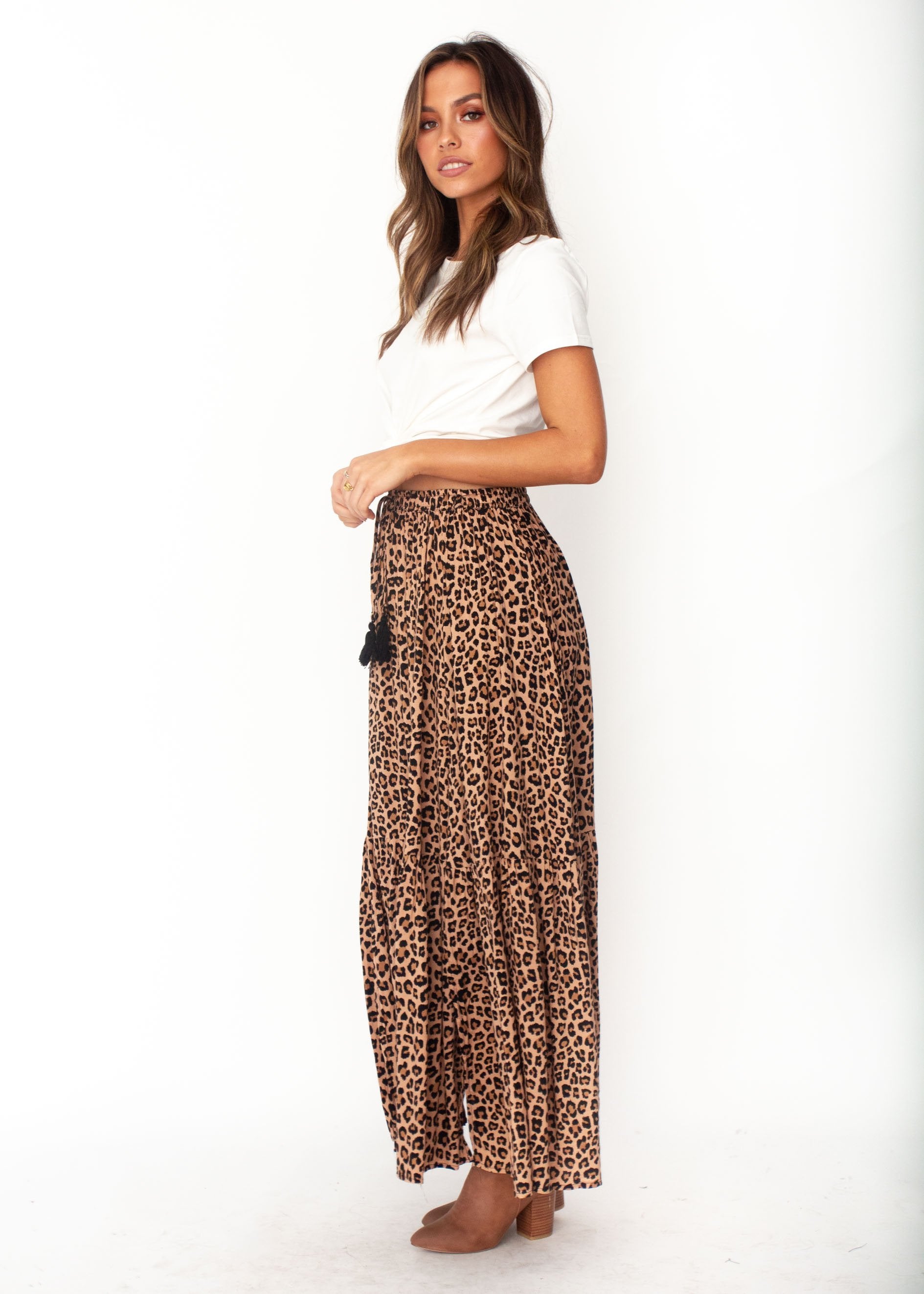 Sweet Love Maxi Skirt - Leopard