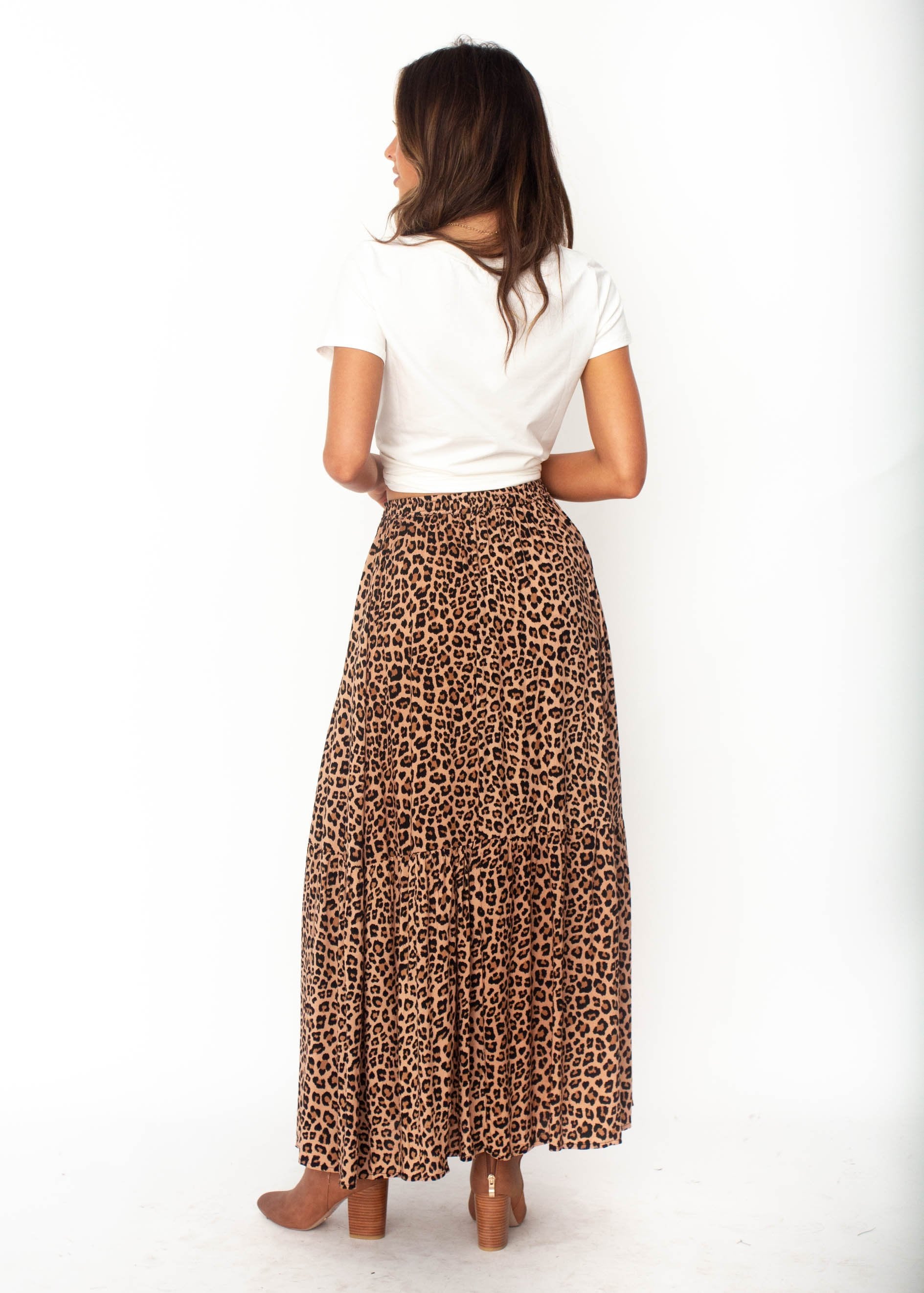 Sweet Love Maxi Skirt - Leopard