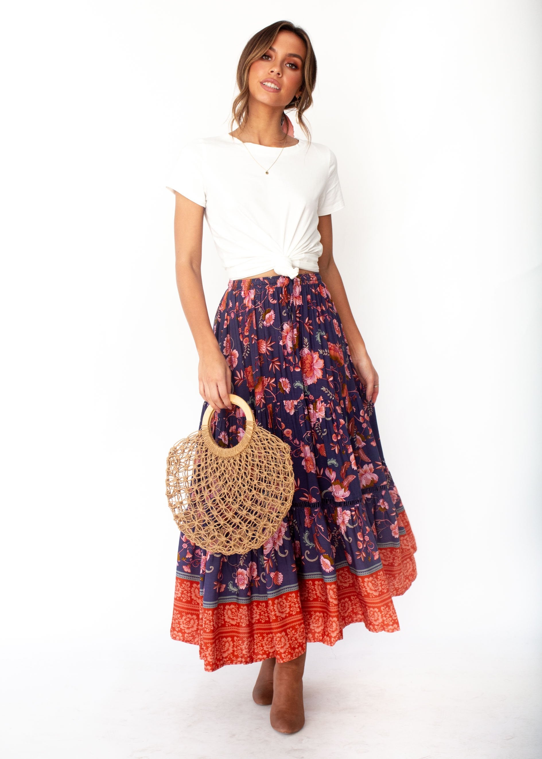 Josie Maxi Skirt - Dusk
