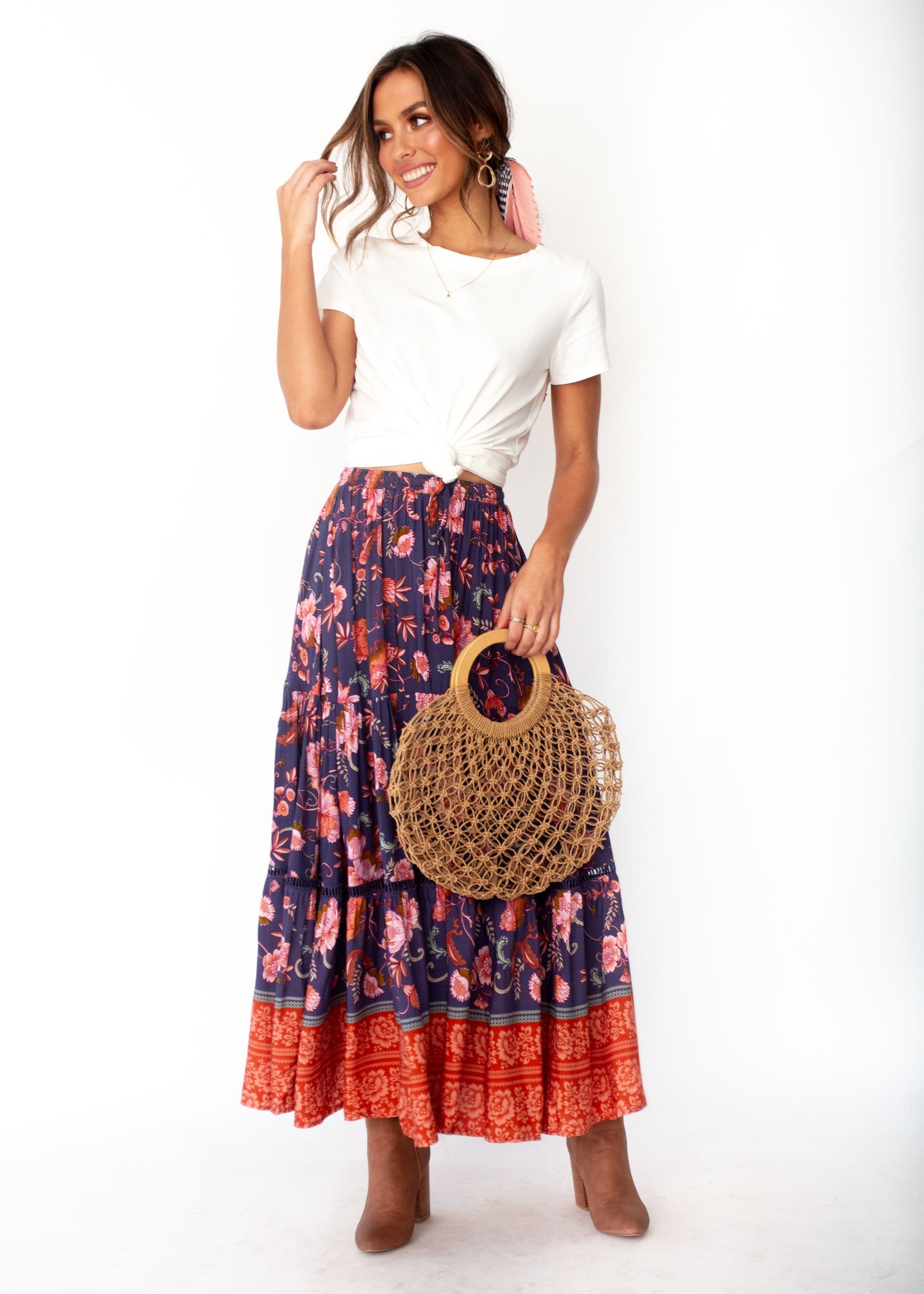 Josie Maxi Skirt - Dusk