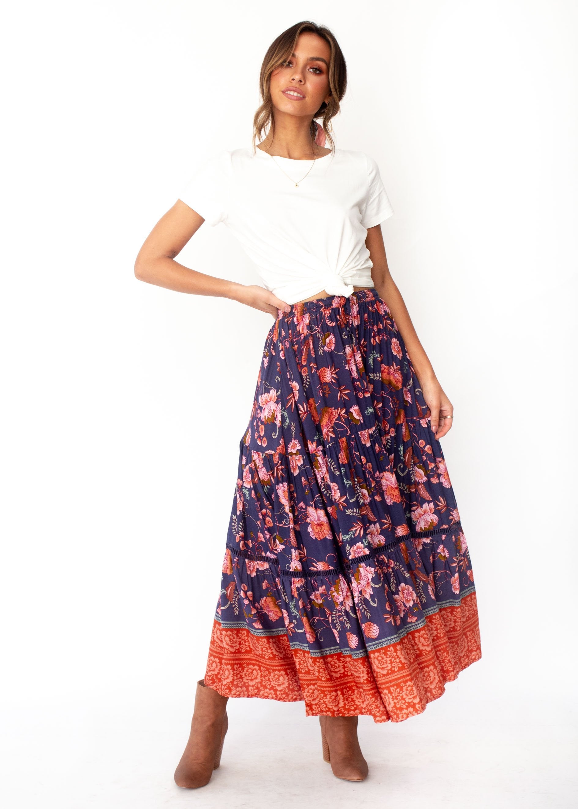 Josie Maxi Skirt - Dusk