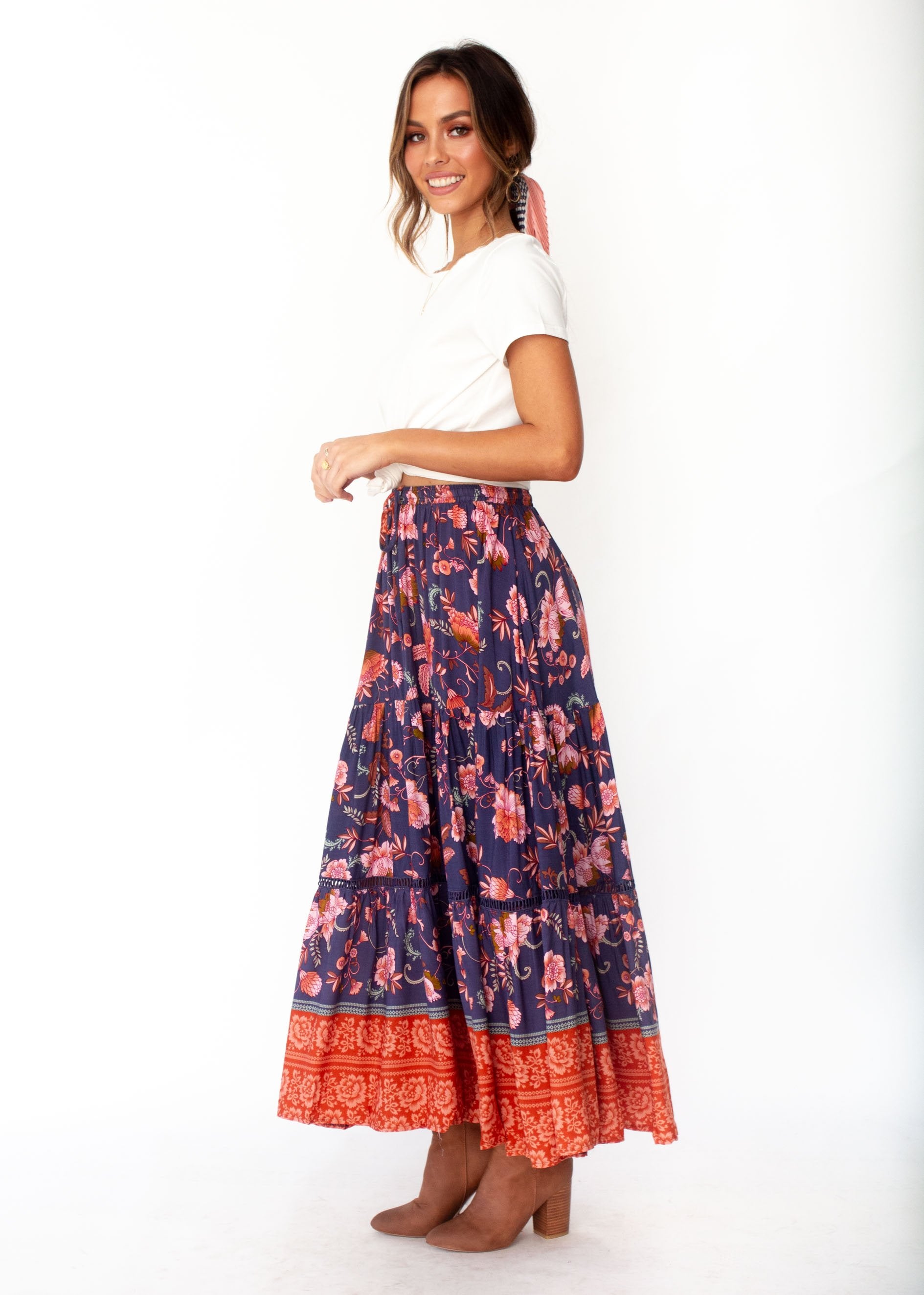 Josie Maxi Skirt - Dusk