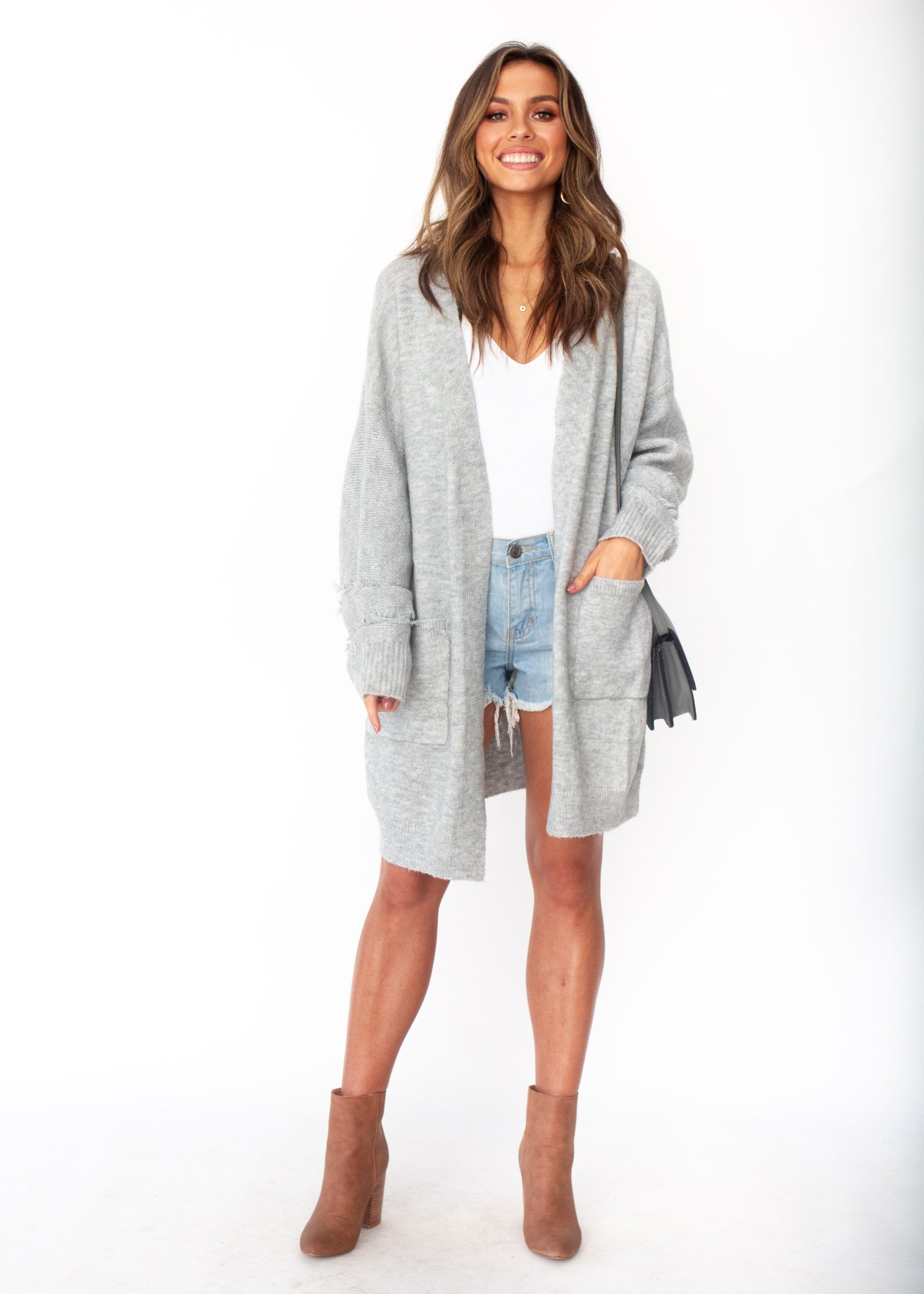 What You Need Cardigan - Grey