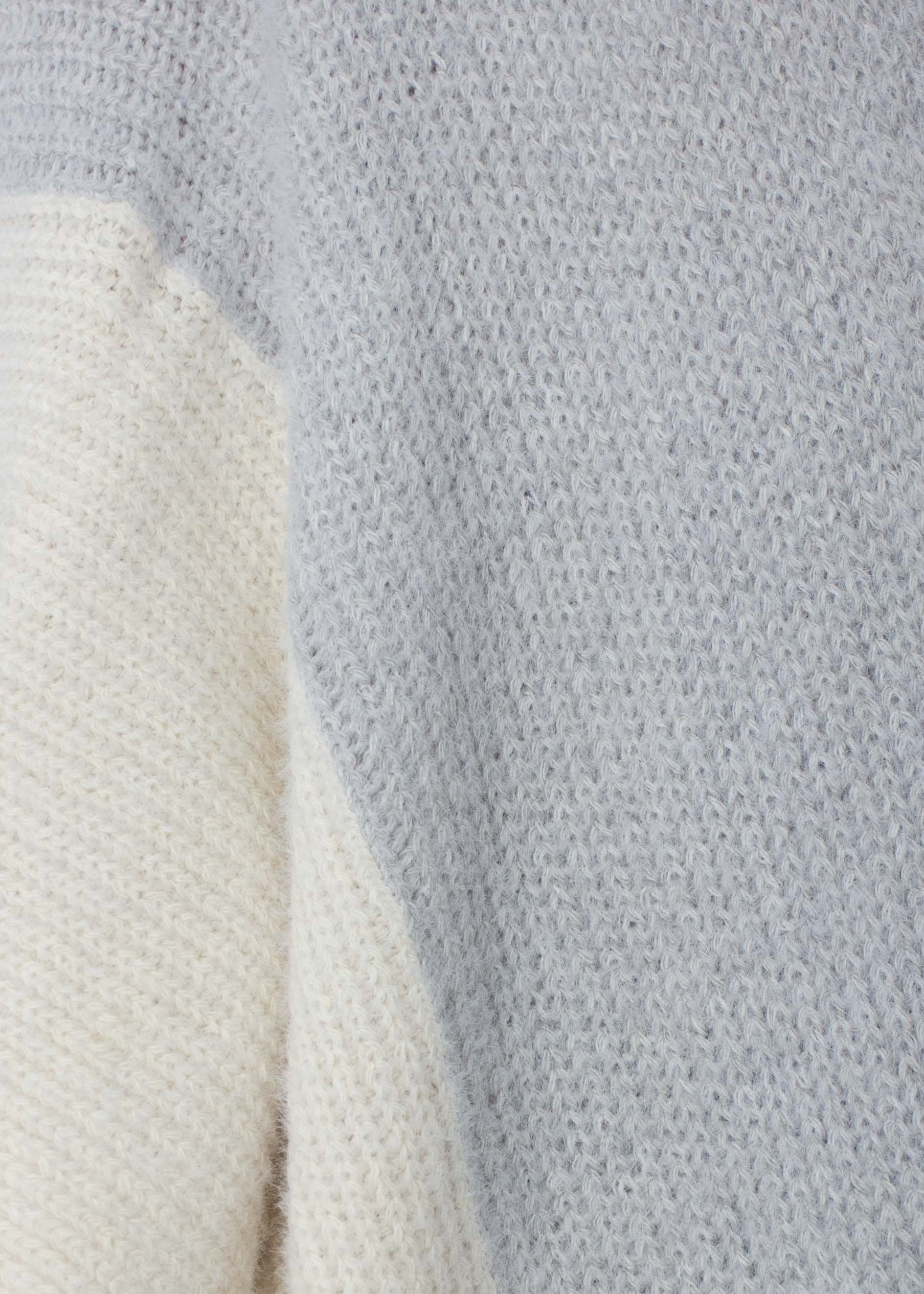 Beginners Luck Throw Cardigan - Grey/Beige