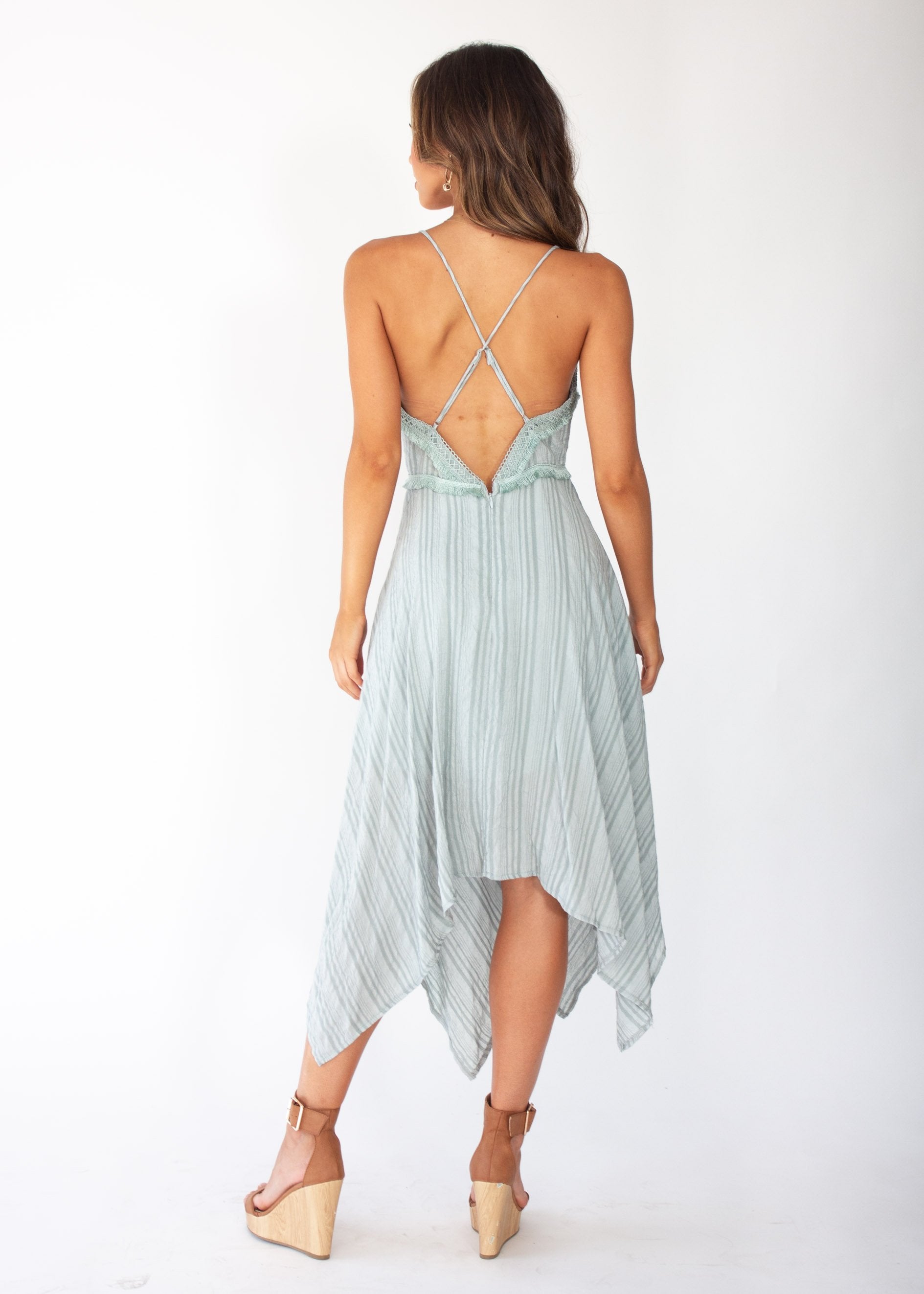 Innika Midi Dress - Sage
