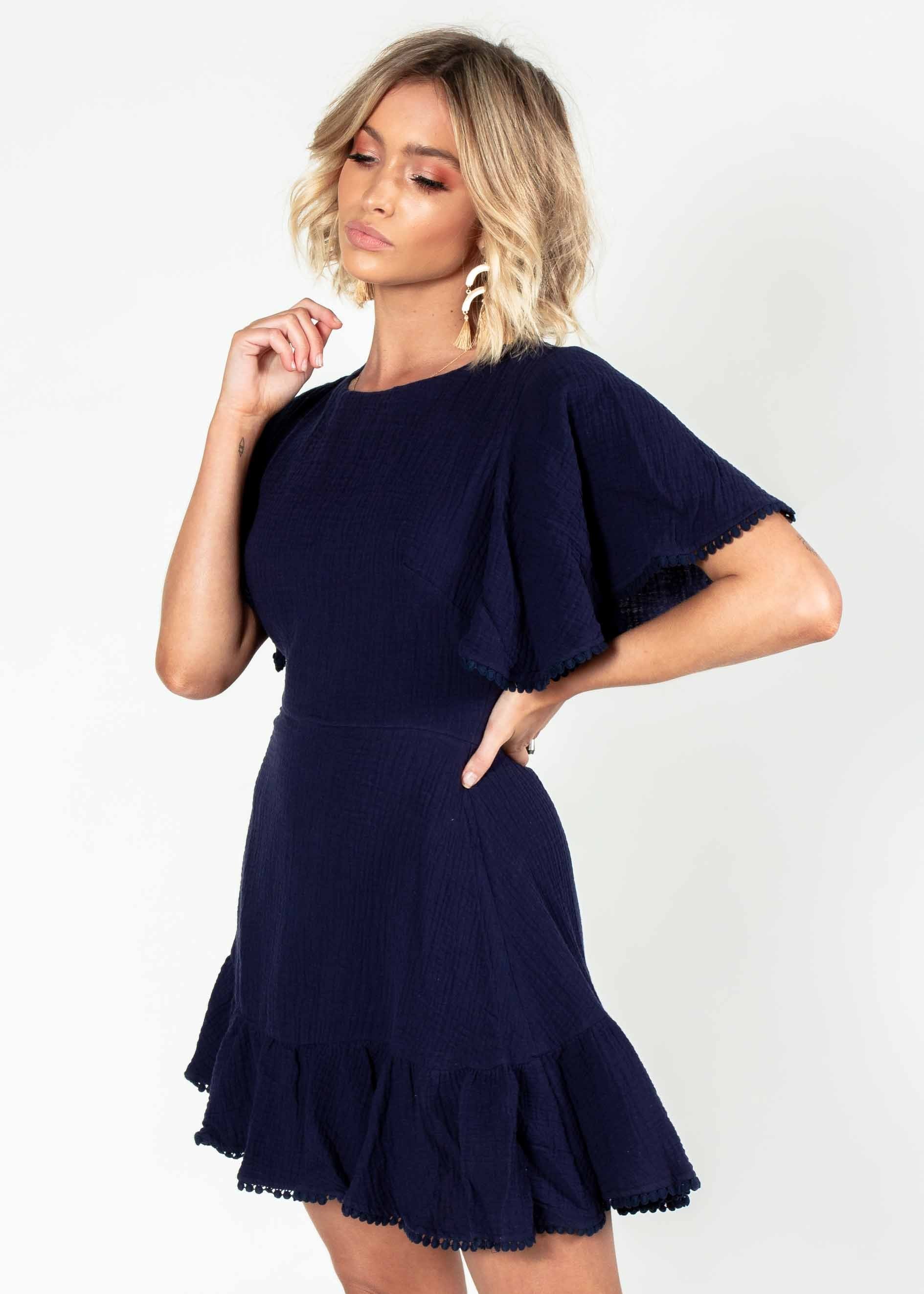 One Dance Dress - Navy
