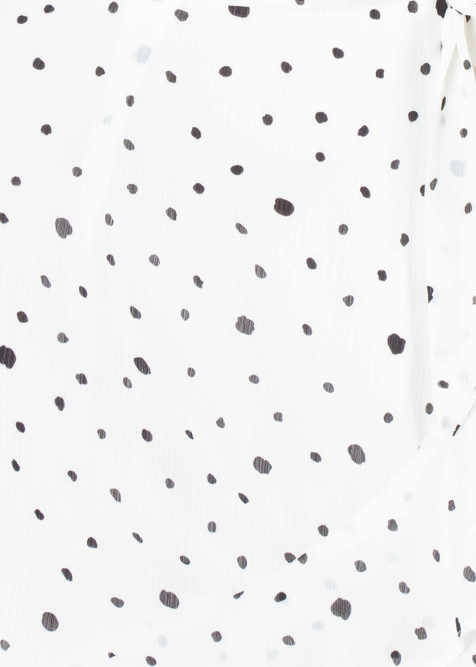 Thalia Dress w/ Tie - White Spot- OLD