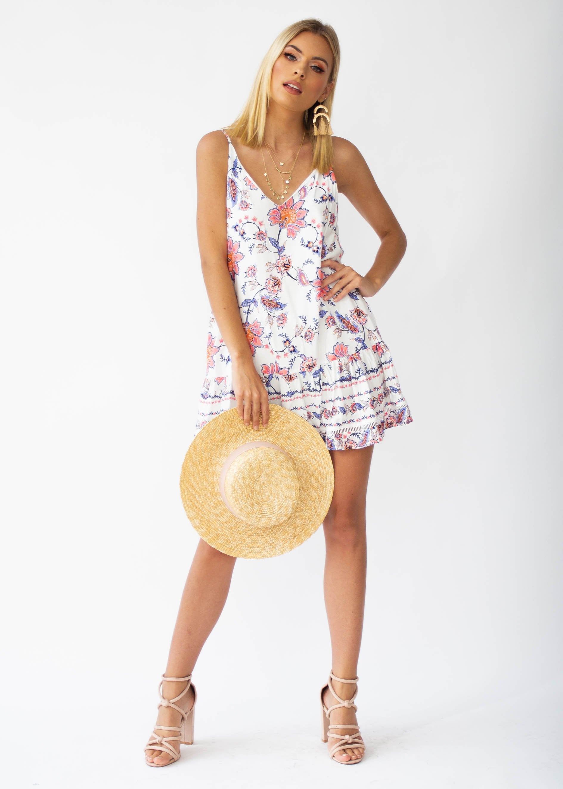 Sun Kissed Dress - White Floral