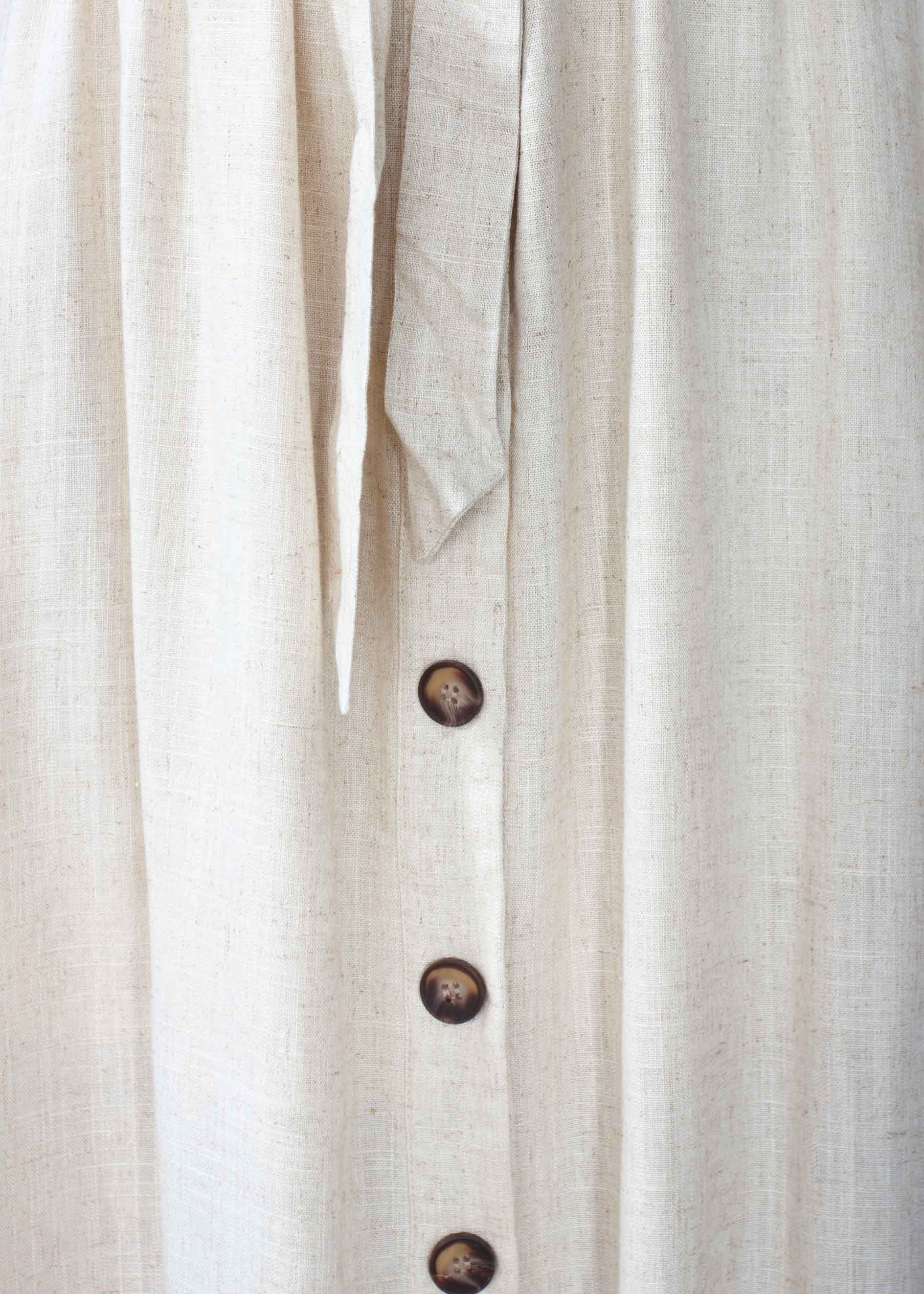 Bourdeaux Midi Dress - Natural