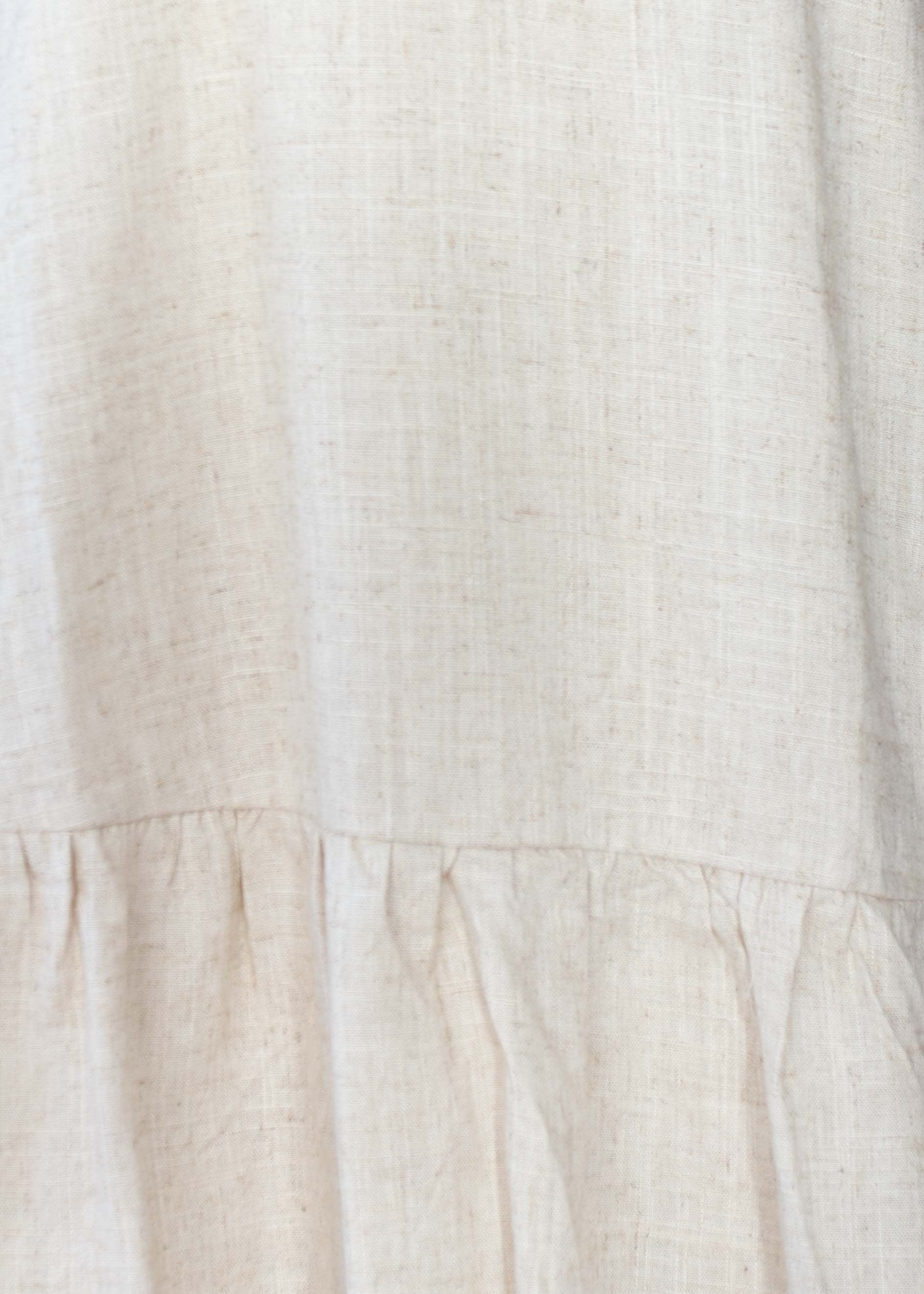 Corrina Linen Swing Dress - Natural